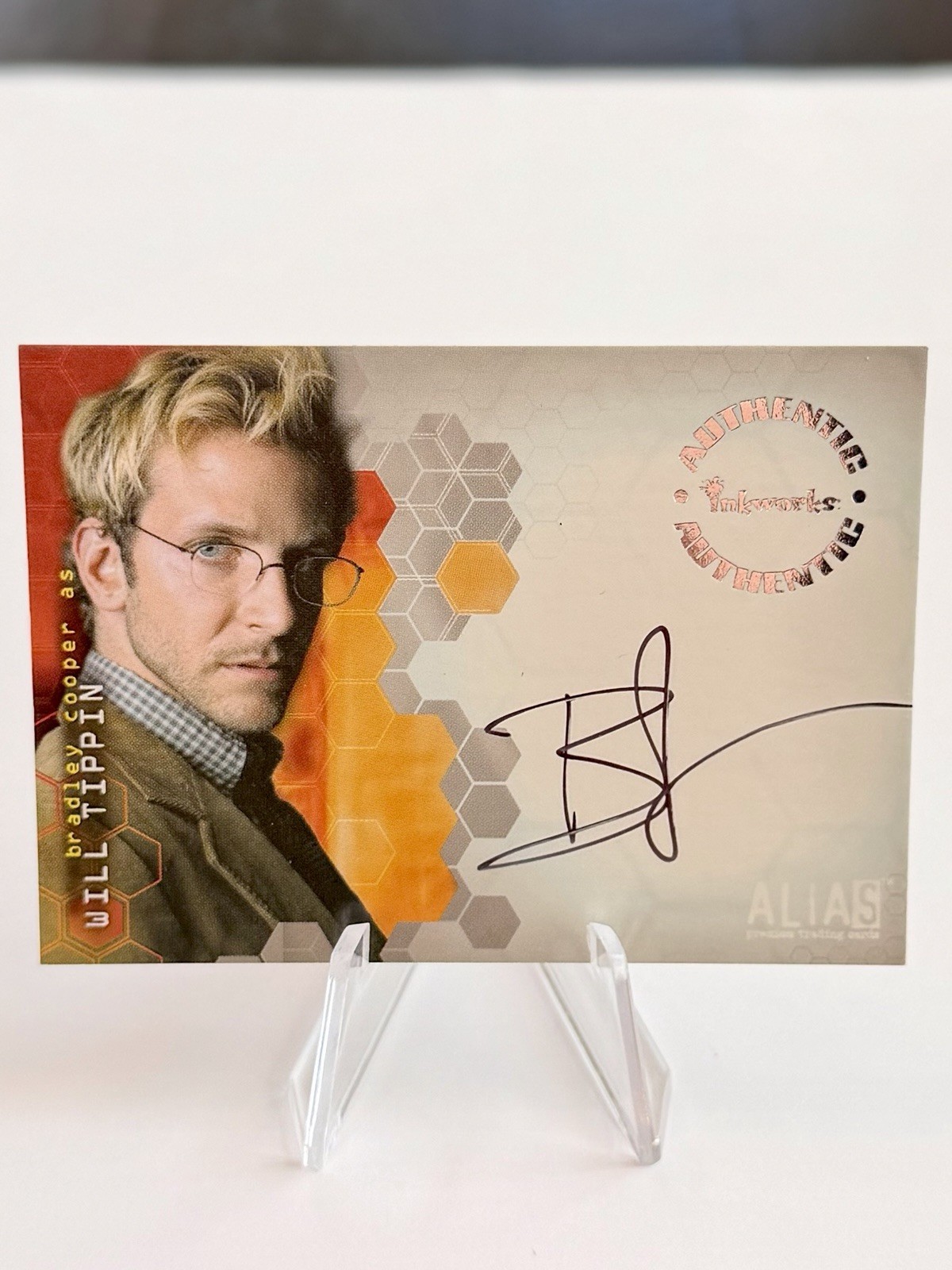 Bradley Cooper Autograph Inkworks 2002 Alias Premiere Signature Will Tippin #A4
