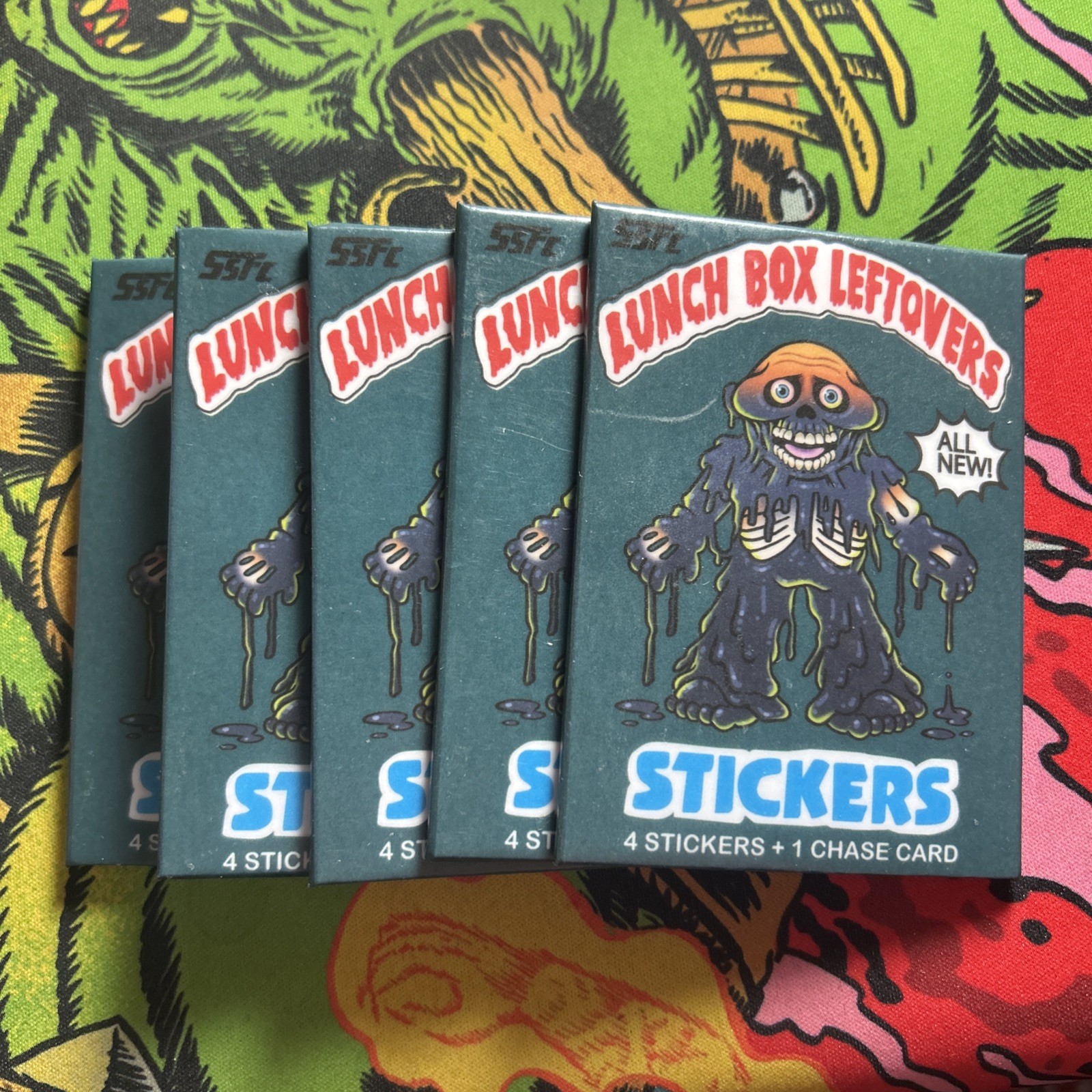 LUNCH BOX LEFTOVERS ALL-NEW SEALED PACK 🤮 ULTRA RARE Exclusive Redemption Set