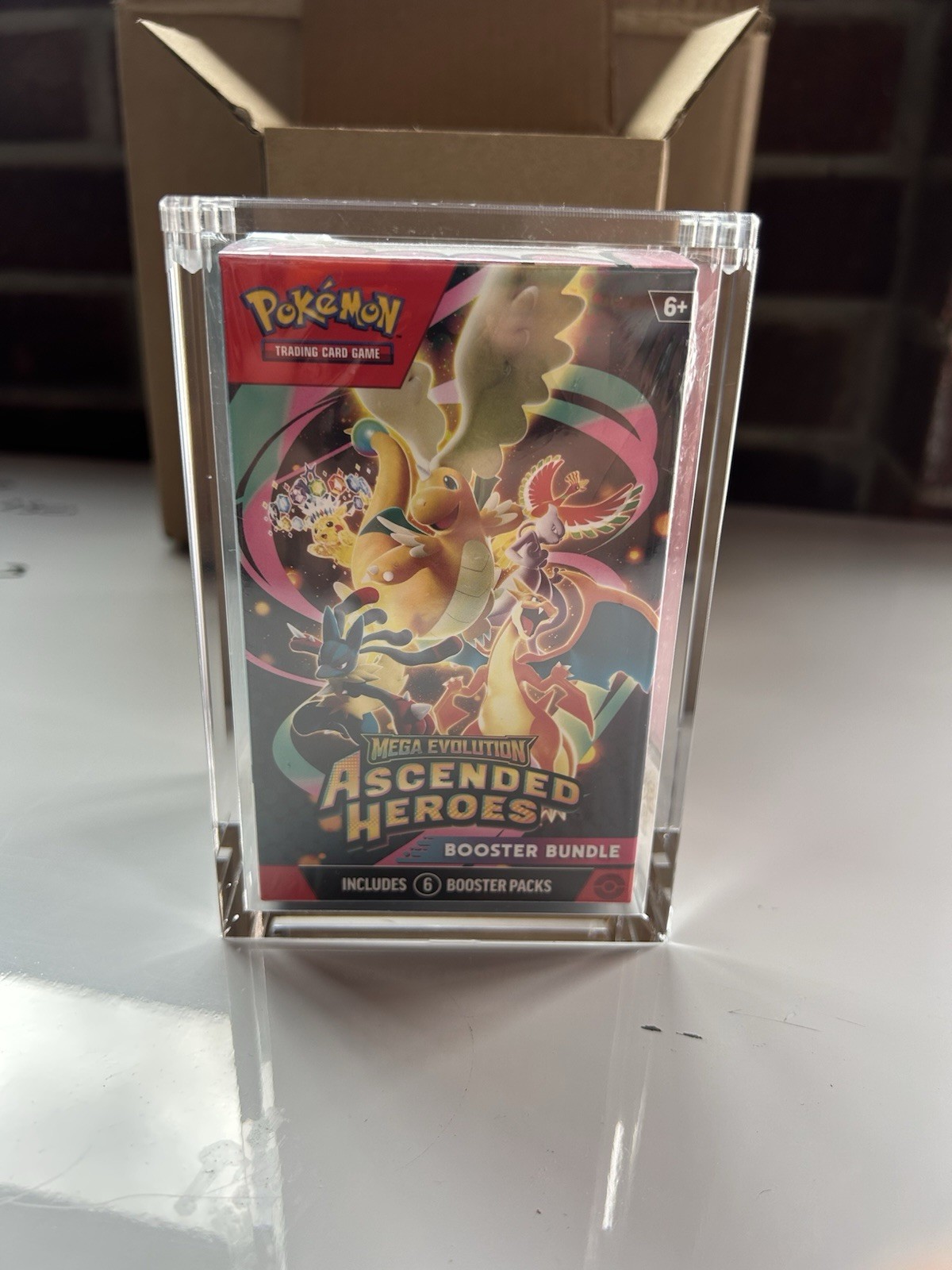 New Style Booster Bundle Acrylic Display Case Pokemon TCG **Bundle of 4**