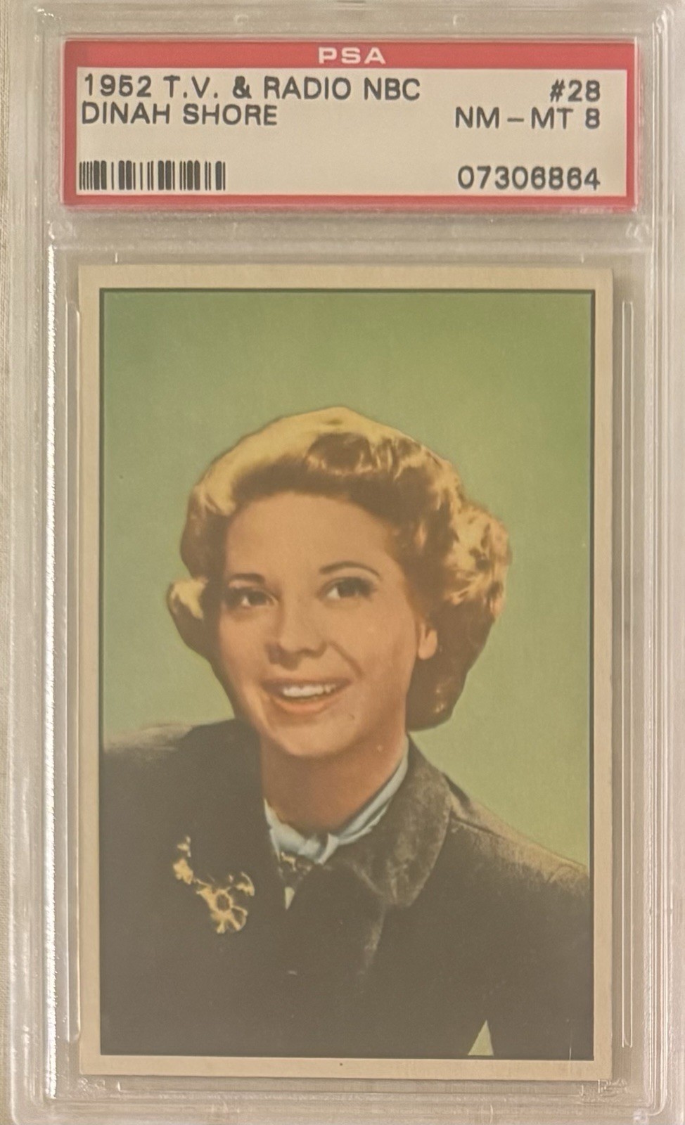 1952 T.V. & Radio NBC #28 Dinah Shore PSA 8