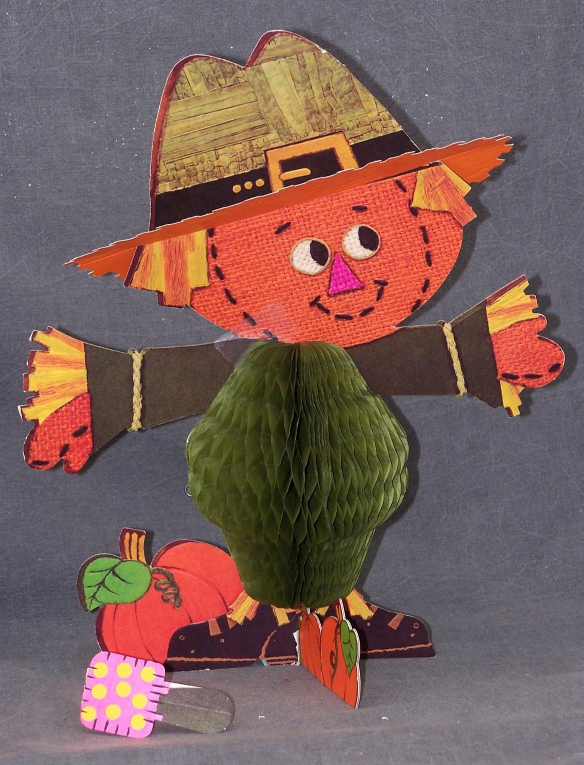 Vintage Hallmark Double Side Die Cut Thanksgiving 12\