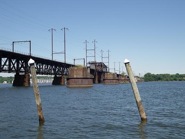 Photo:Havre De Grace Maryland 1906 Susquehanna River Bridge