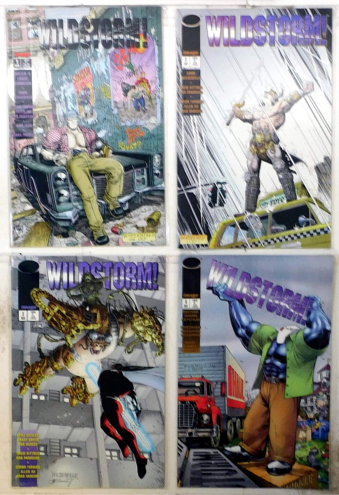 WildStorm Lot of 4 #1, 2, 3, 4 1995 Image Anthology Complete 1st Print Comics WildStorm Lot of 4 #1, 2, 3, 4 1995 Image Anthology Complete 1st Print Comics