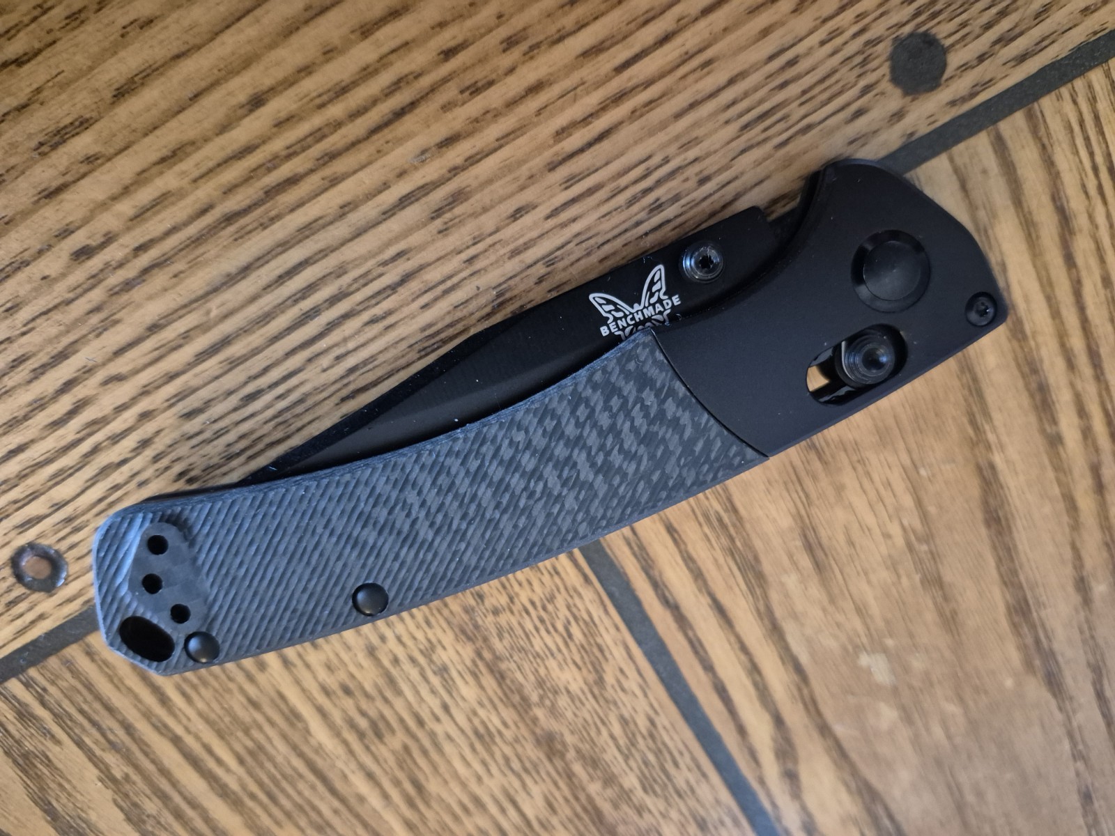 Benchmade 15085-bk Mini Crooked River Folding Blade Hunting Knife CPM-S30V Benchmade 15085-bk Mini Crooked River Folding Blade Hunting Knife CPM-S30V
