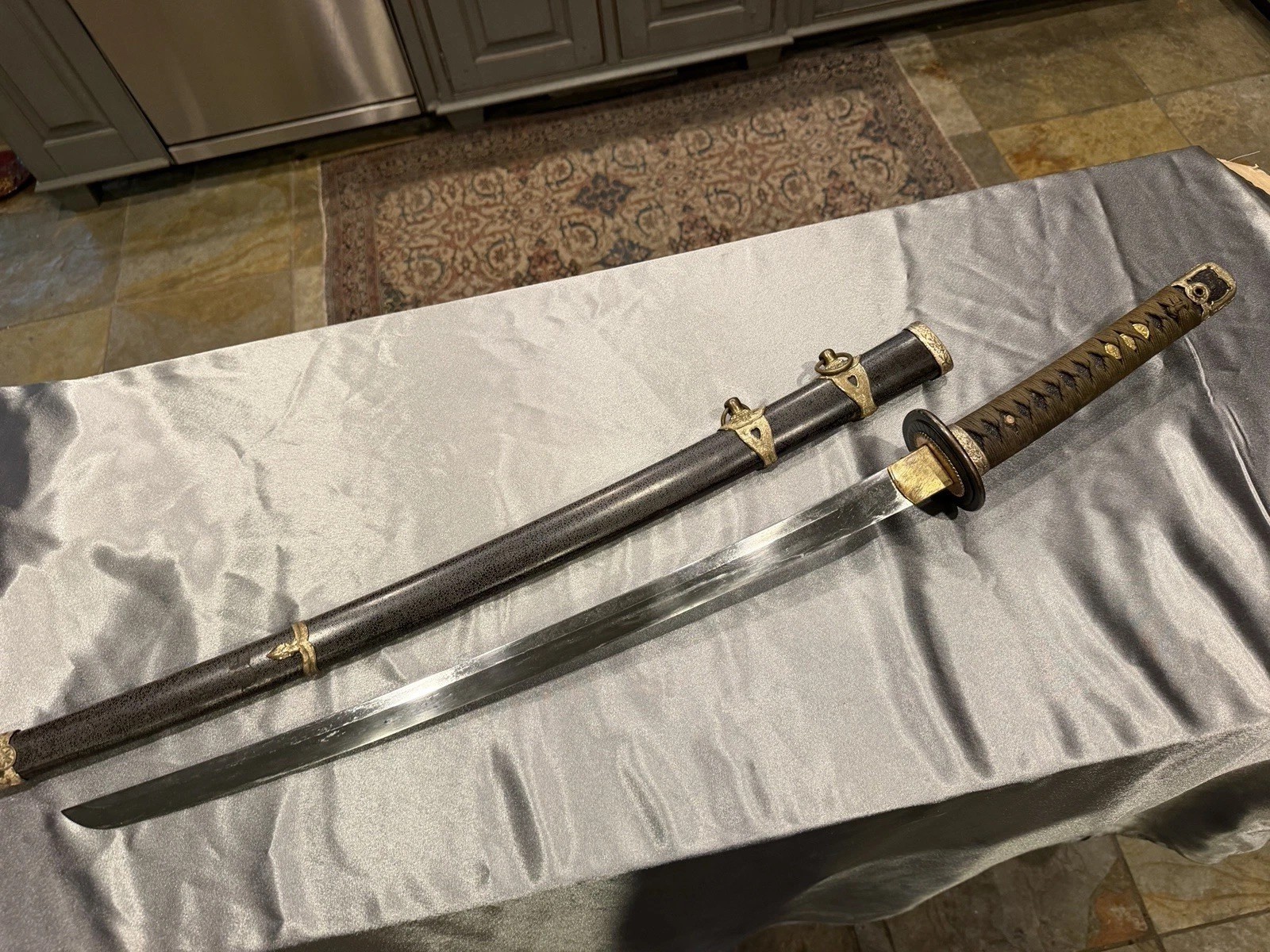 WW2 Japanese Navy Sword With Handmade Unsigned Blade 