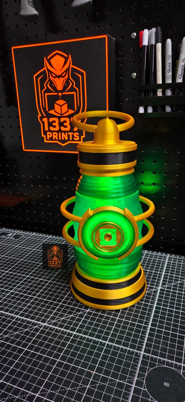 Lanterns Show Power Battery With LED Lights Green Lantern Replica Prop DC Comics