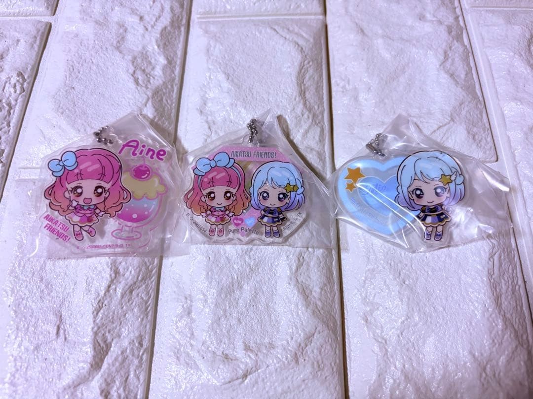 Aikatsu Friends Acrylic Keyholder 3-piece Set