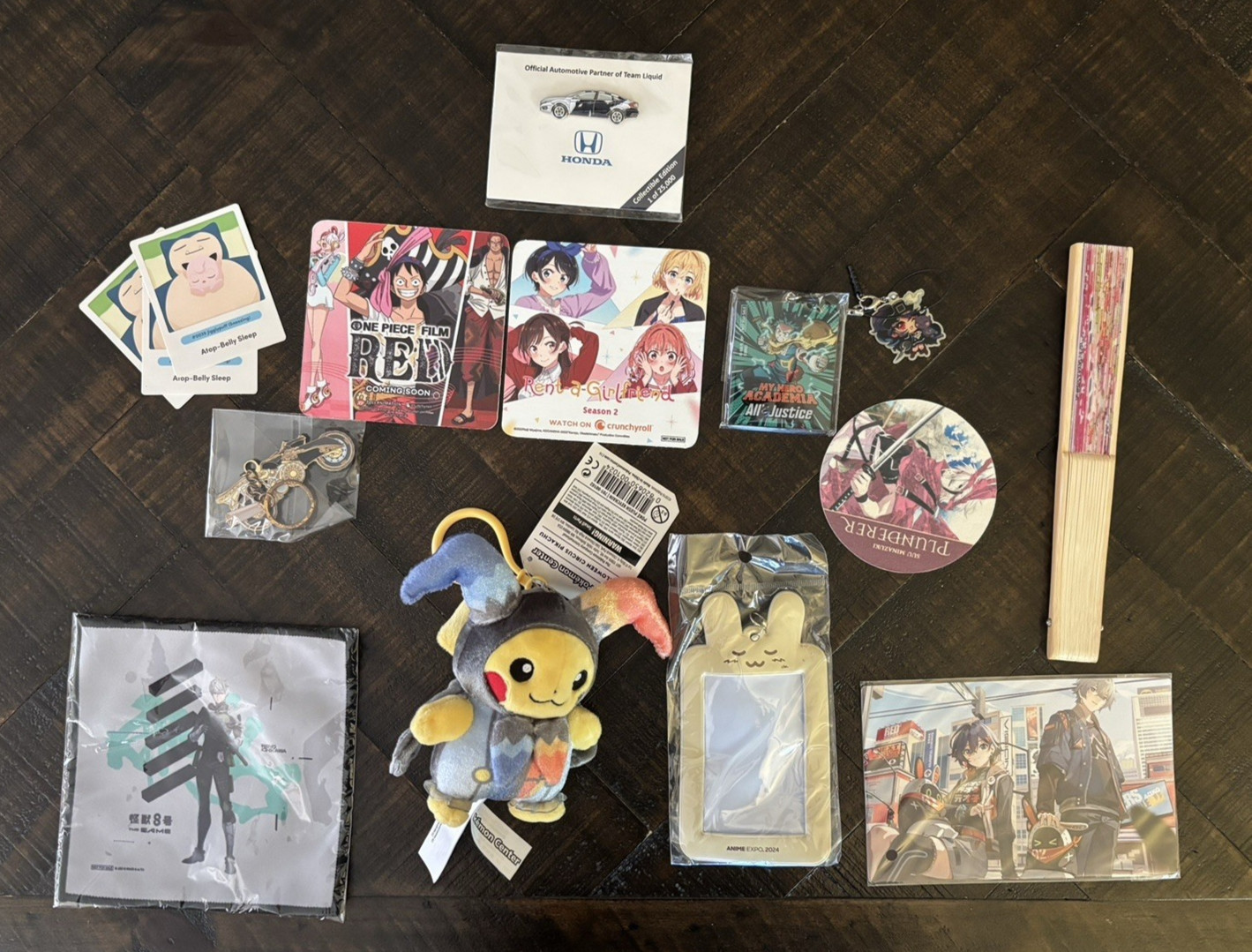 Anime Expo Merch Lot Video Game | One Piece | ZZZ | Manga | Pokemon And More