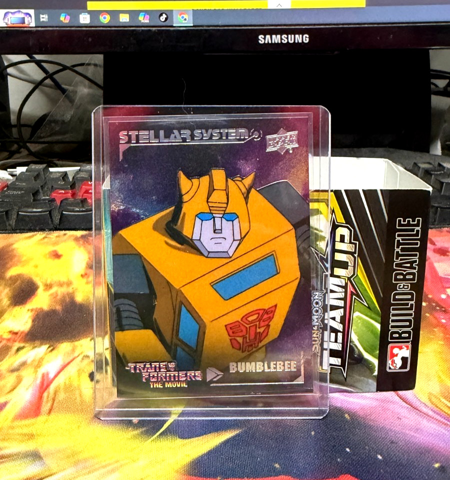 Bumblebee SS-2 Stellar System Transformers 40th Anniversary Upper Deck Card