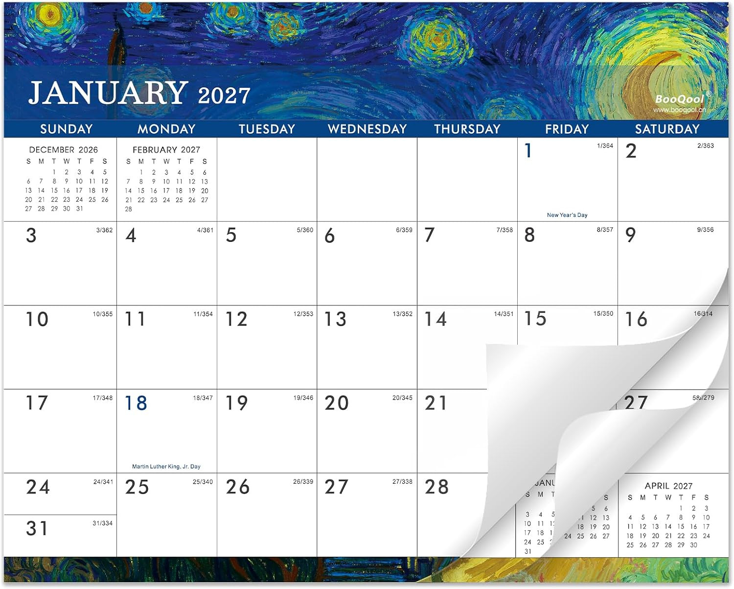 2027 Magnetic Calendar, 8\ 2027 Magnetic Calendar, 8\