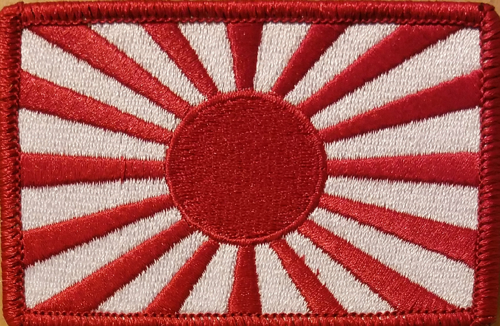 JAPAN FLAG Patch with VELCRO® Brand Fastener Japanese Empire Rising Sun #7