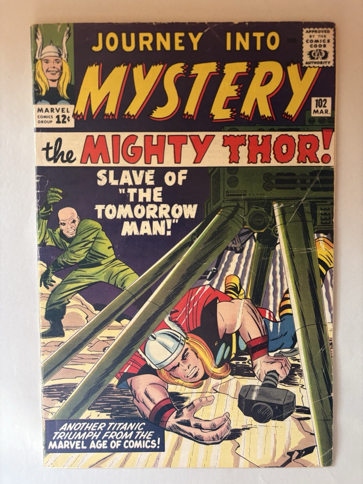 Journey Into Mystery 102 Marvel 1964 First Appearance of Hela, Sif, & Balder Journey Into Mystery 102 Marvel 1964 First Appearance of Hela, Sif, & Balder