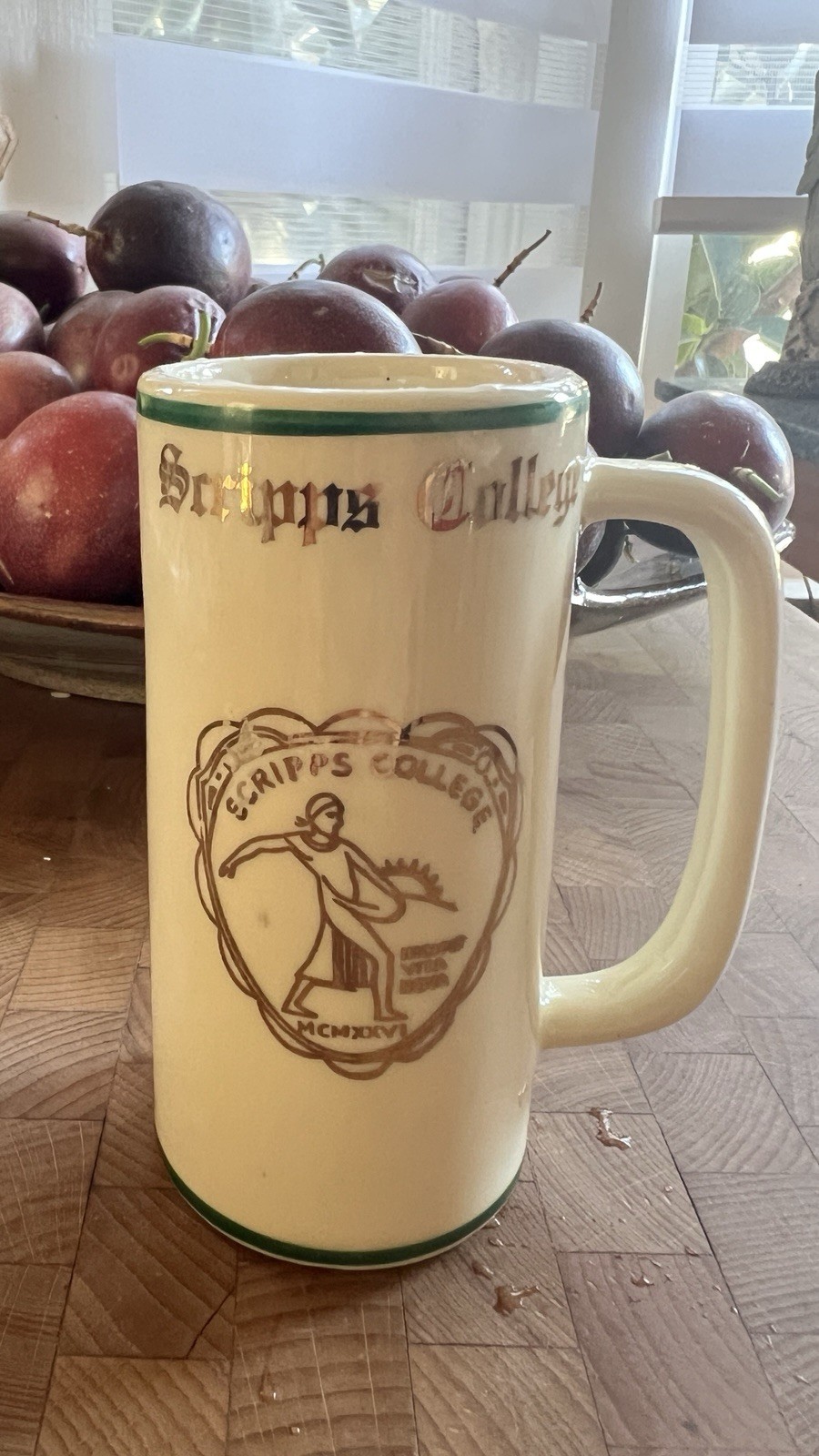 Vintage Scripps College Ceramic Beer Stein / Mug by W.C. Bunting Co. Vintage Scripps College Ceramic Beer Stein / Mug by W.C. Bunting Co.