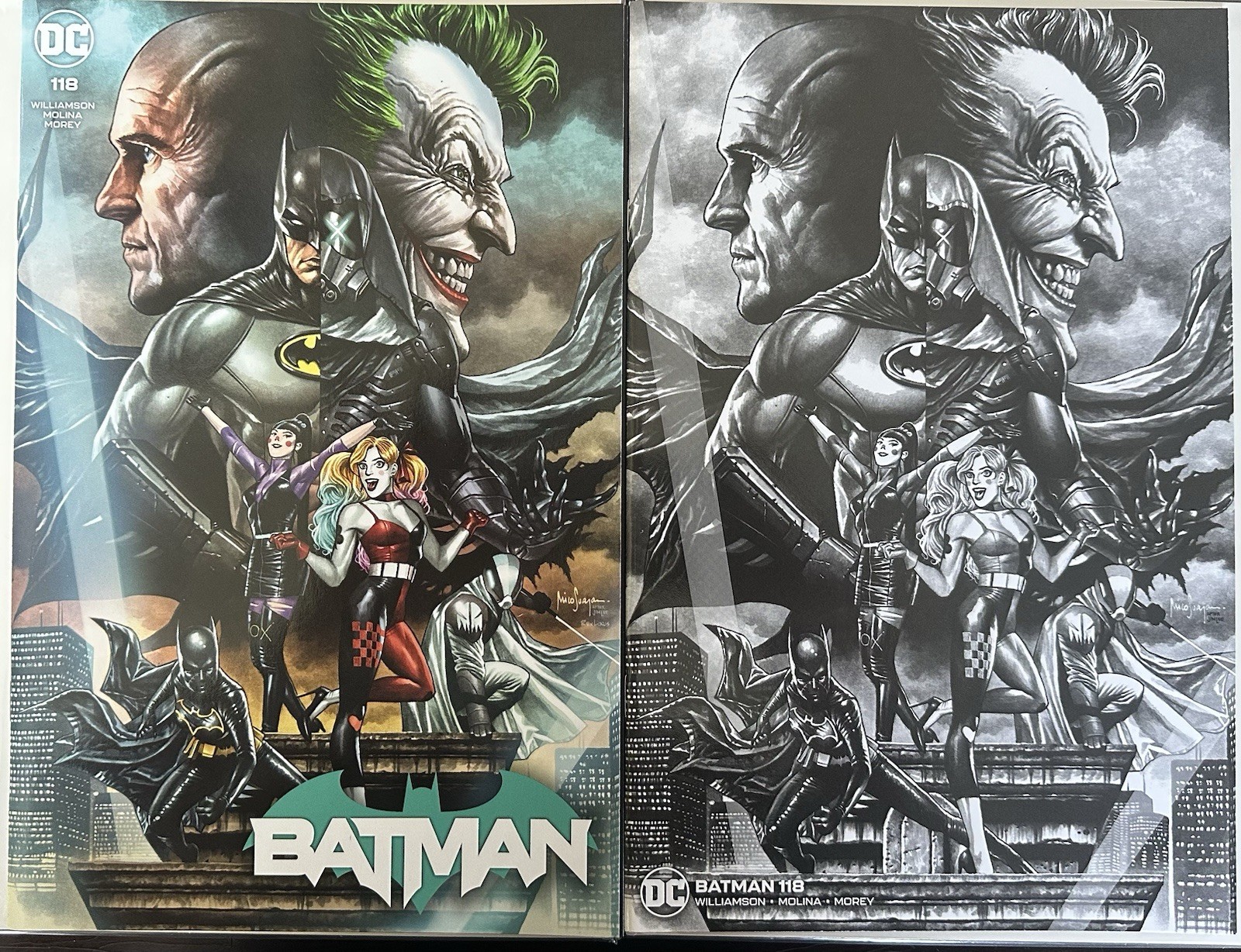 Batman #118 Exclusive Mico Suayan Rex Lokus Trade And B & W (Set Of 2) 🔑