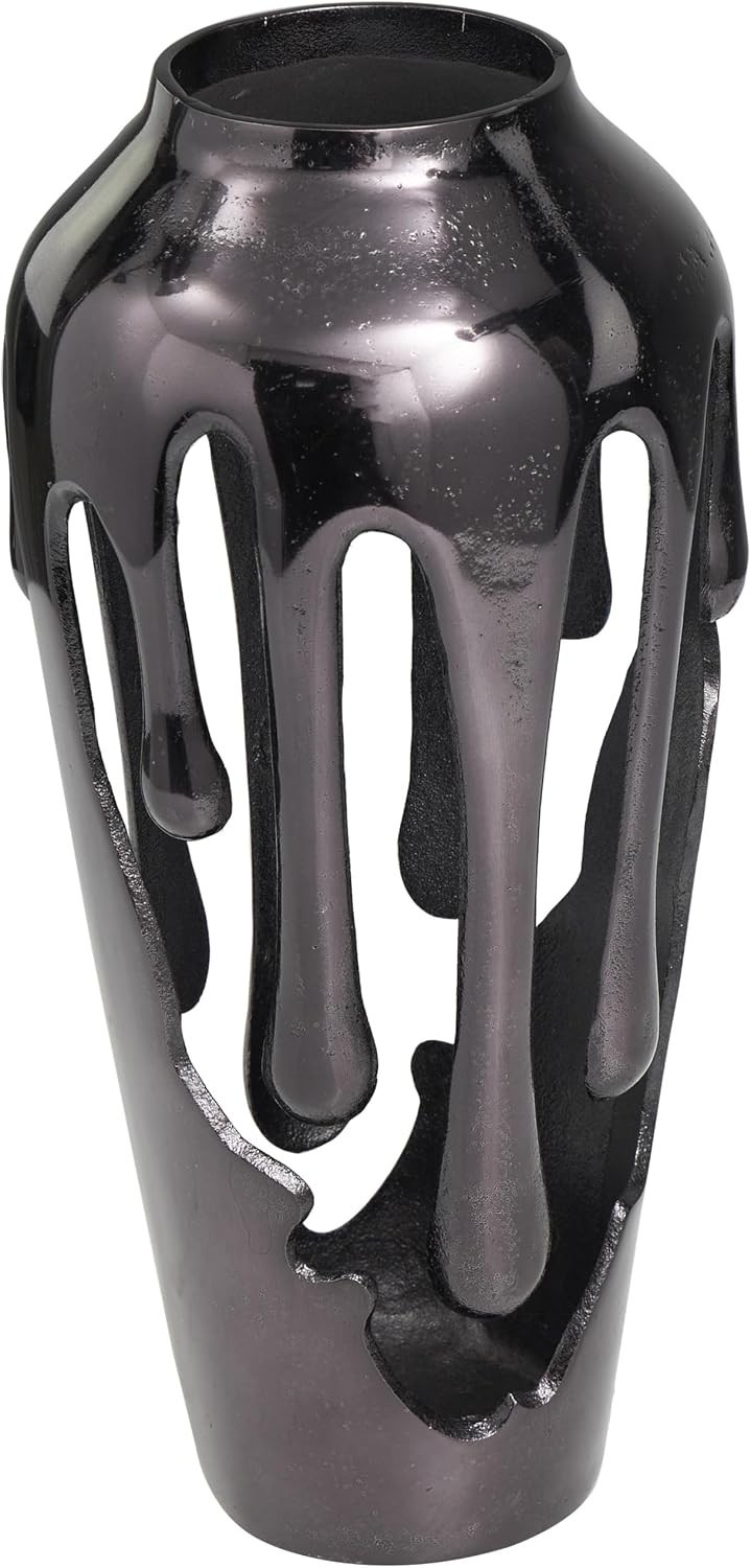 Deco 79 Aluminum Metal Abstract Vase, Vase 7\ Deco 79 Aluminum Metal Abstract Vase, Vase 7\