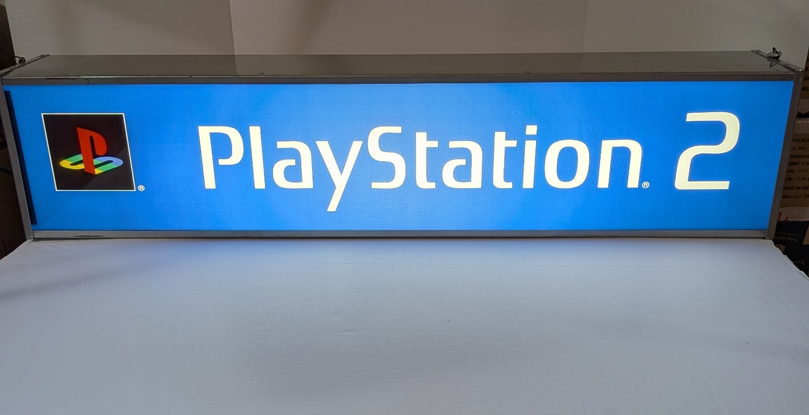 Vintage Sony PlayStation 2 Original Light Up Retail Store Display Sign Everbrite