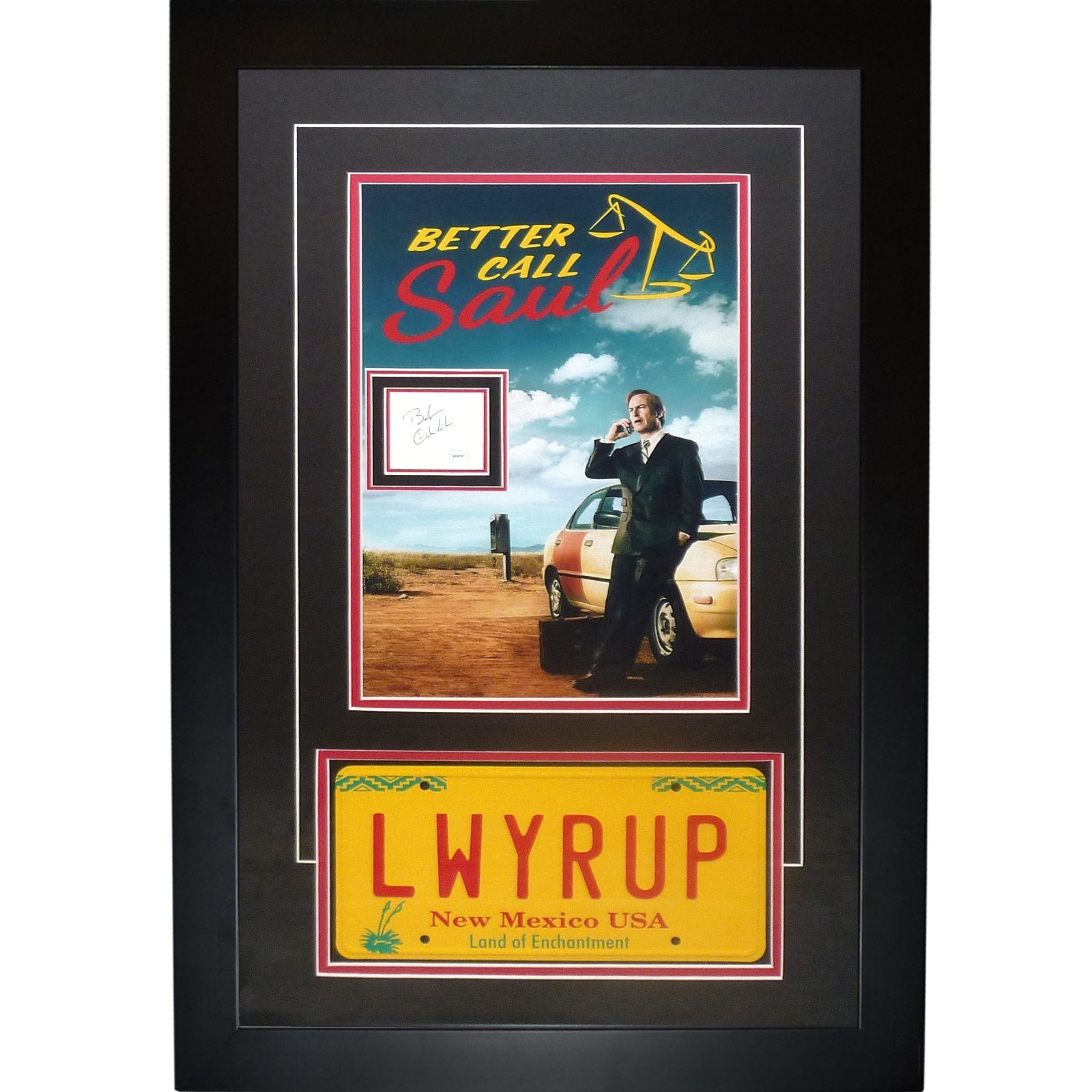 Better Call Saul 11x17 Movie Poster Deluxe Framed with Bob Odenkirk Autograph wi Better Call Saul 11x17 Movie Poster Deluxe Framed with Bob Odenkirk Autograph wi