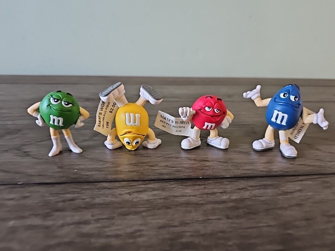 M&M\'s Figure 4 Set CANDY Character m&m Mini PVC Collectible Toy