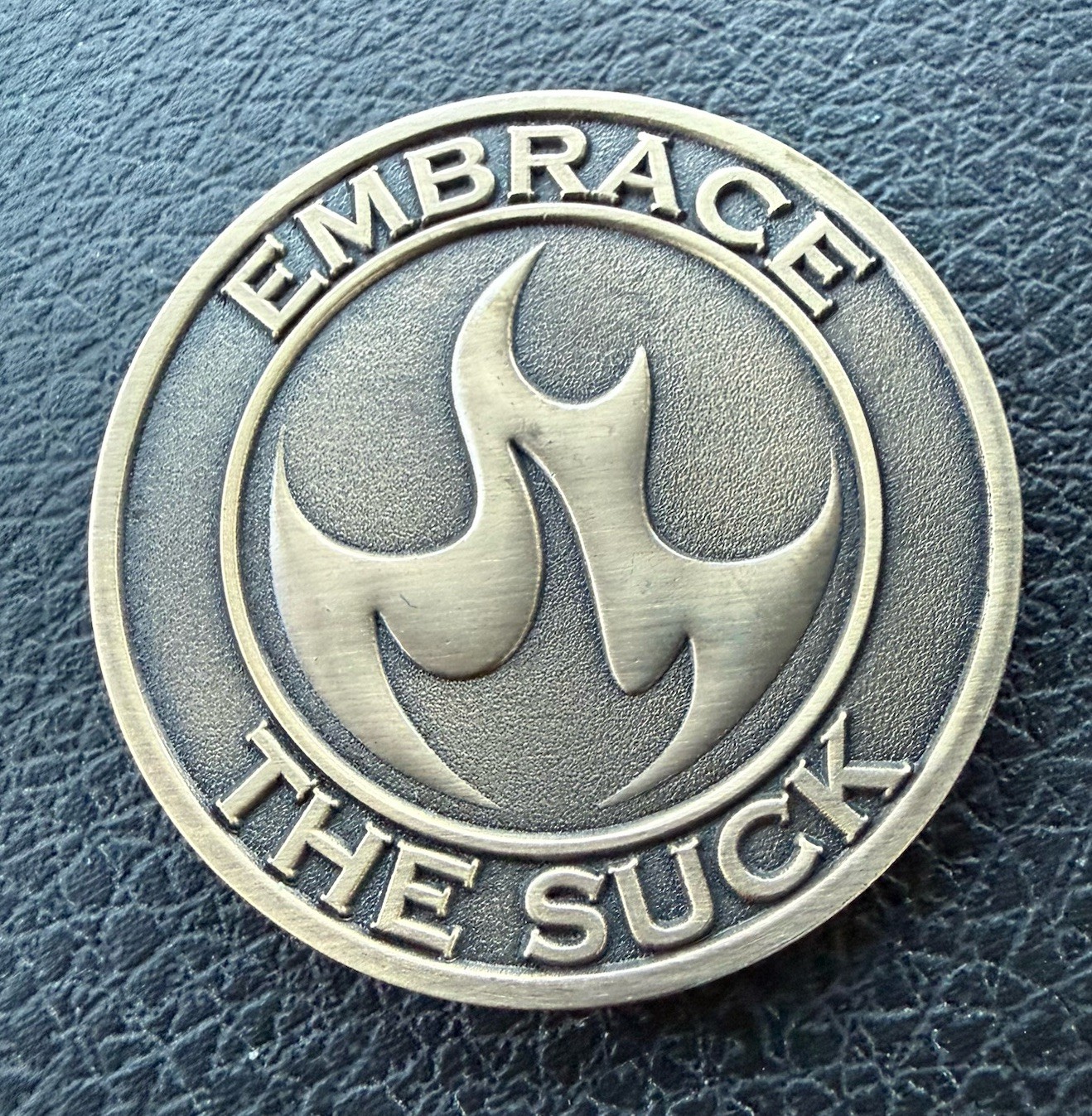 Embrace The Suck Military Police CIA DoD Motivation EDC Challenge Coin