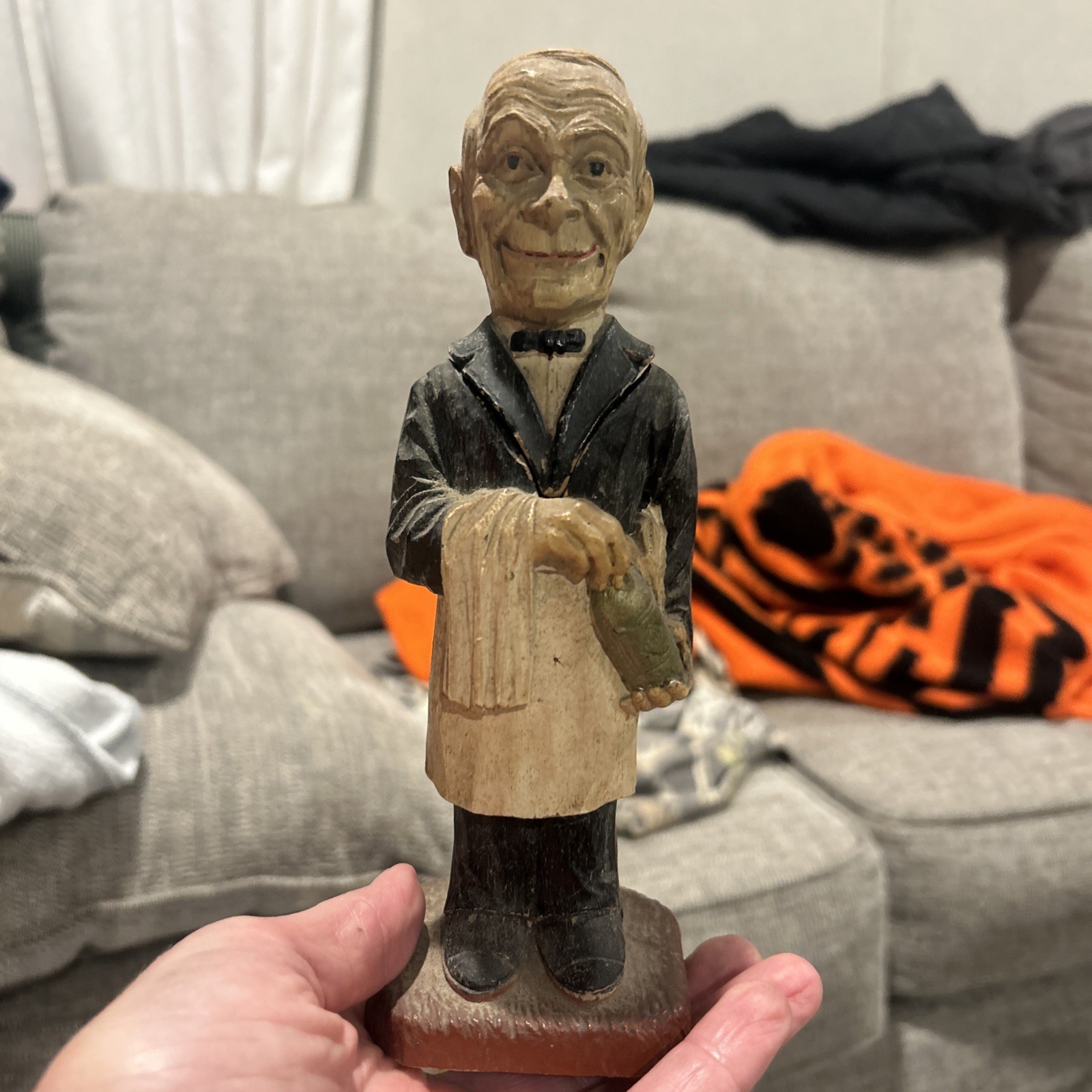 vintage Syroco Figural Waiter Corkscrew “ Louie The Bar Butler” vintage Syroco Figural Waiter Corkscrew “ Louie The Bar Butler”
