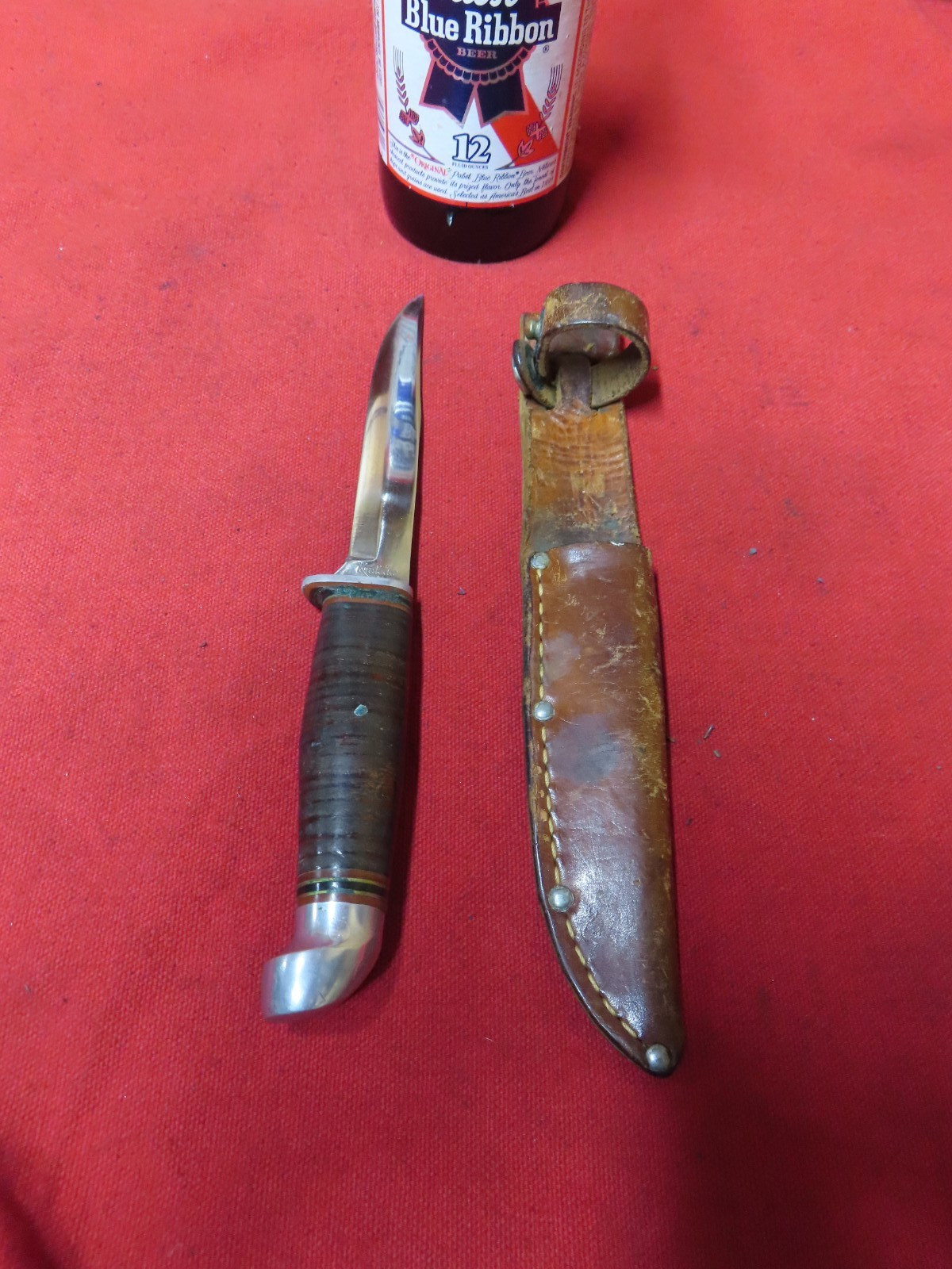 Vtg Kinfolks 330 Hunting Knife,8-3/8\ Vtg Kinfolks 330 Hunting Knife,8-3/8\