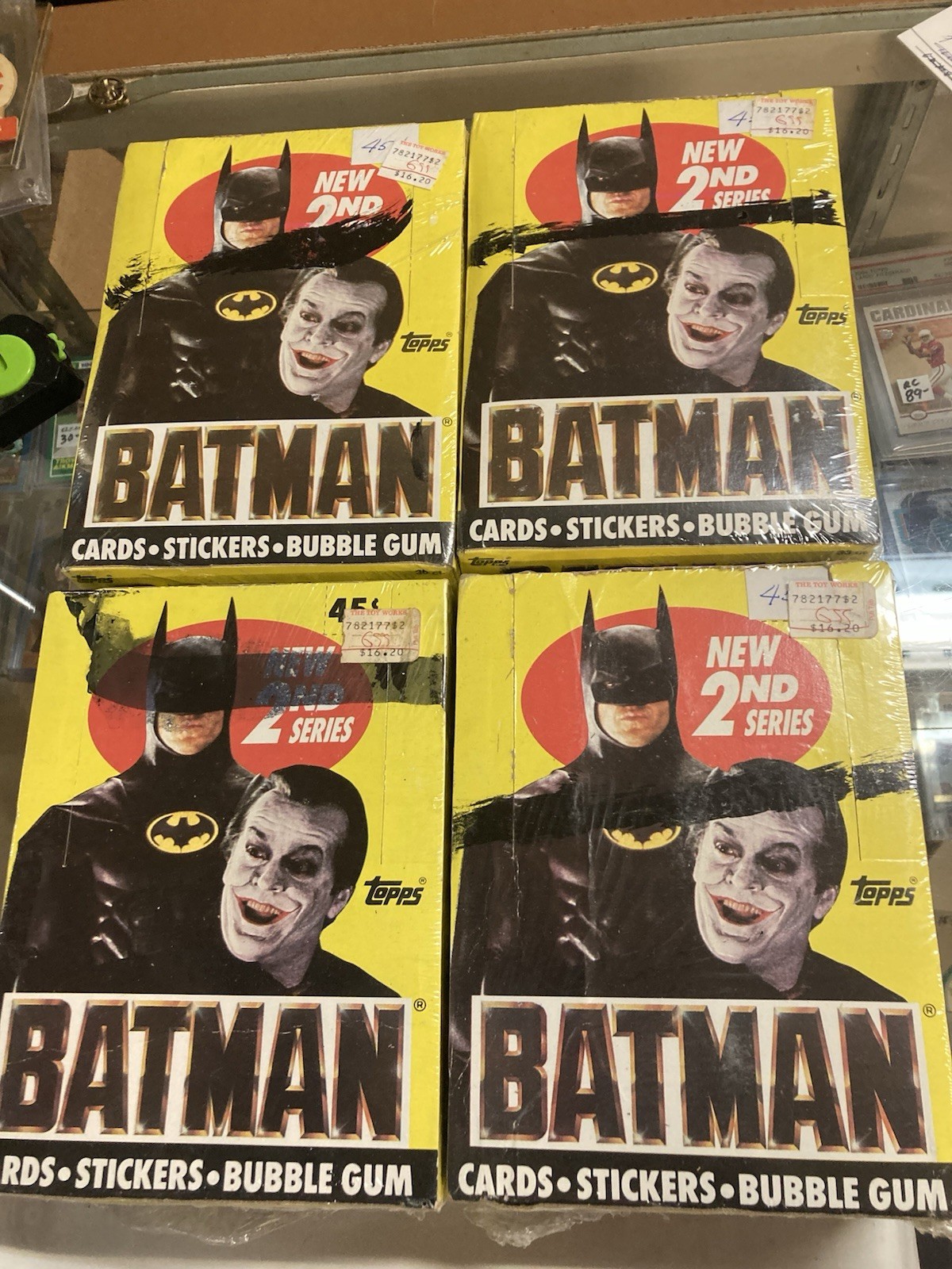Wrapped Sealed 1989 Topps Batman New 2nd Series Unopened Box 36 Packs