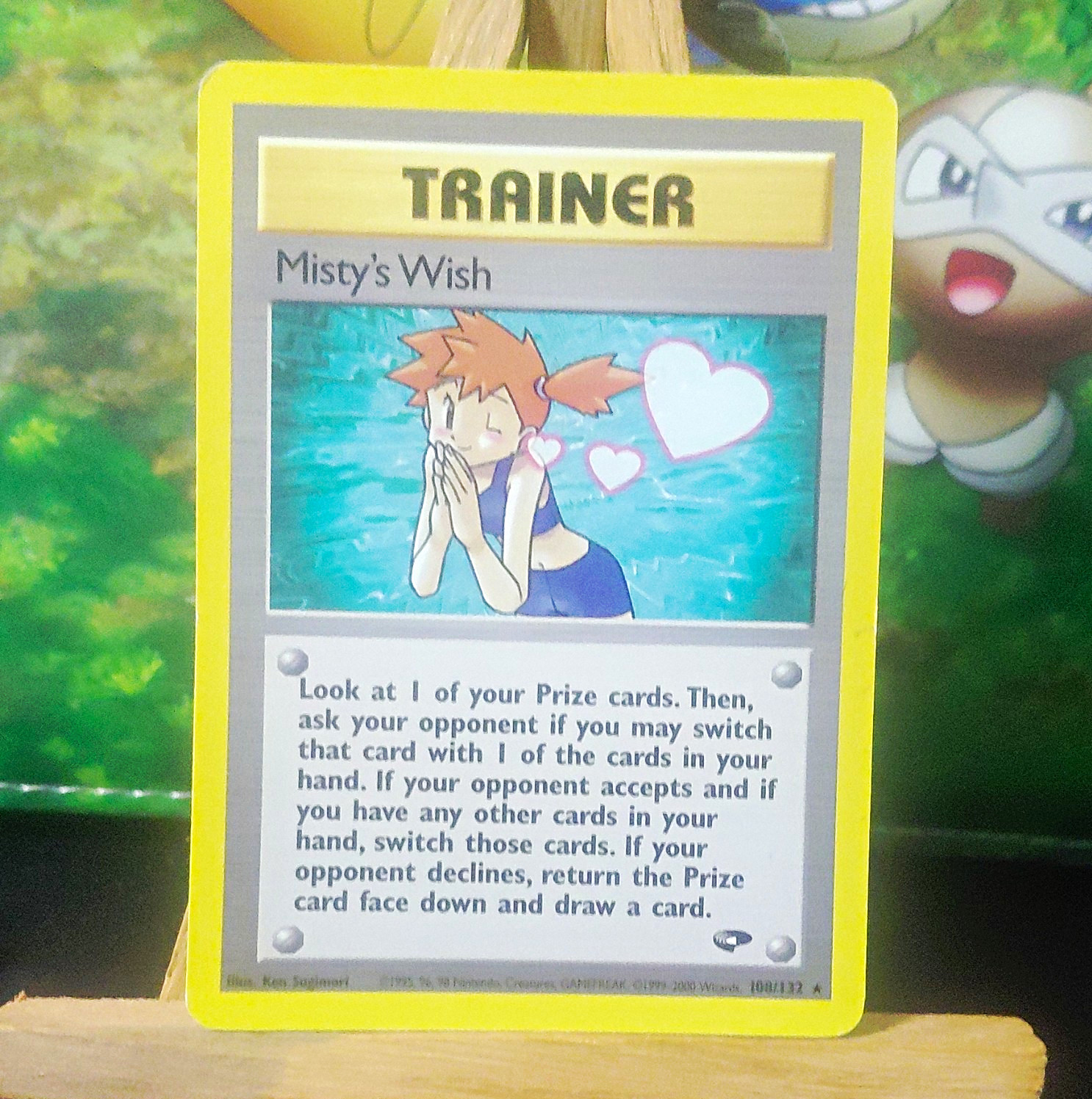 Misty\'s Wish 108/132 Gym Heroes Unlimited Rare EN 2000 Misty\'s Wish 108/132 Gym Heroes Unlimited Rare EN 2000