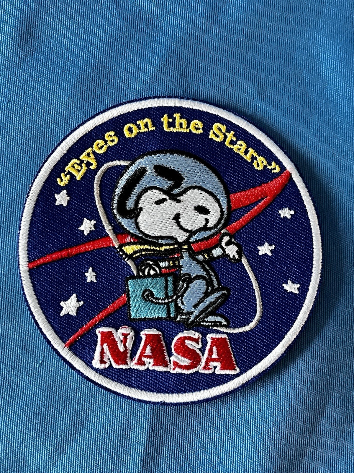 NASA Space Flight Awareness Snoopy Apollo Mascot Patch Eyes On The Stars NASA Space Flight Awareness Snoopy Apollo Mascot Patch Eyes On The Stars
