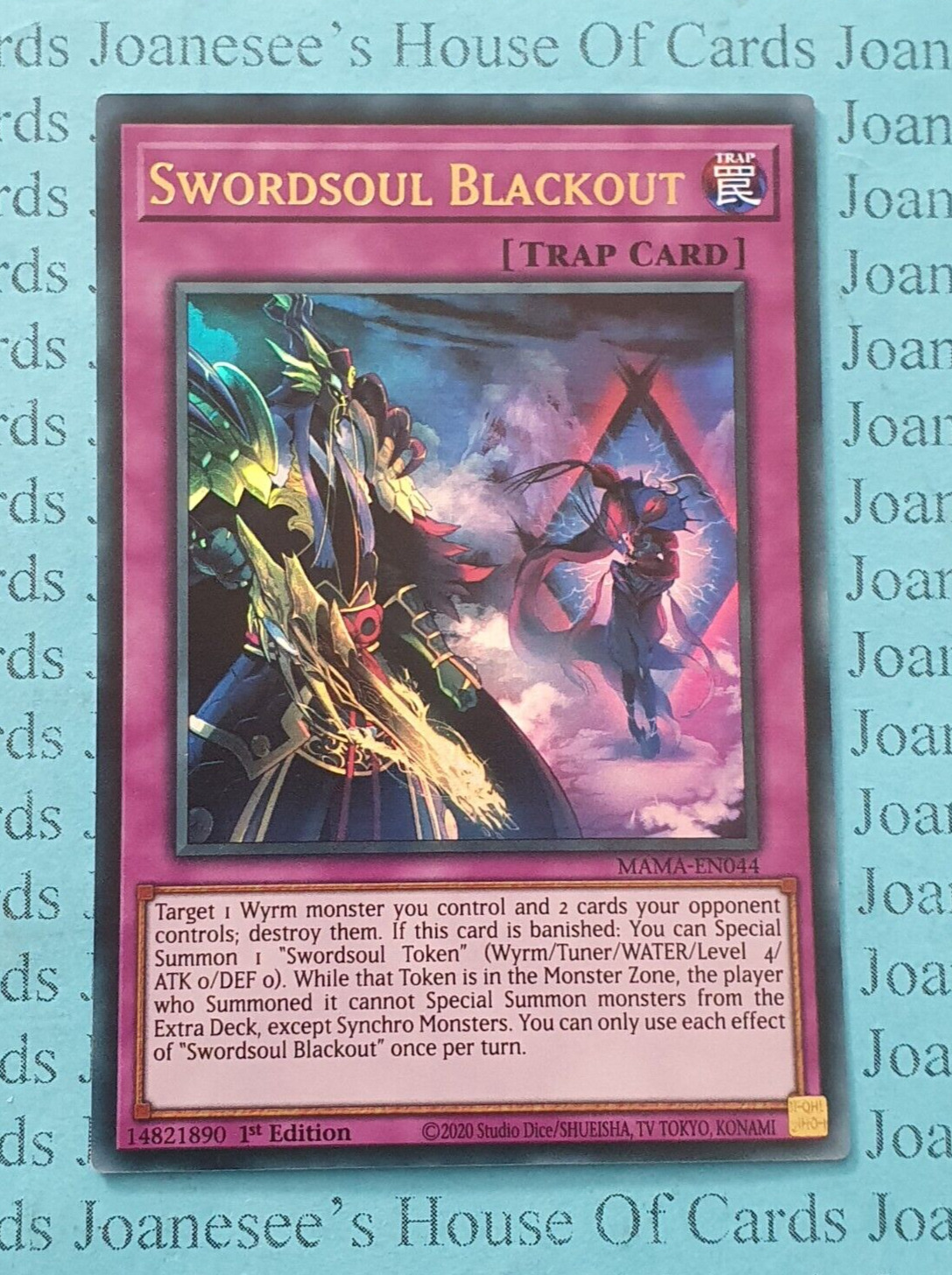 Swordsoul Blackout MAMA-EN044 Ultra Rare Yu-Gi-Oh Card 1st Edition New