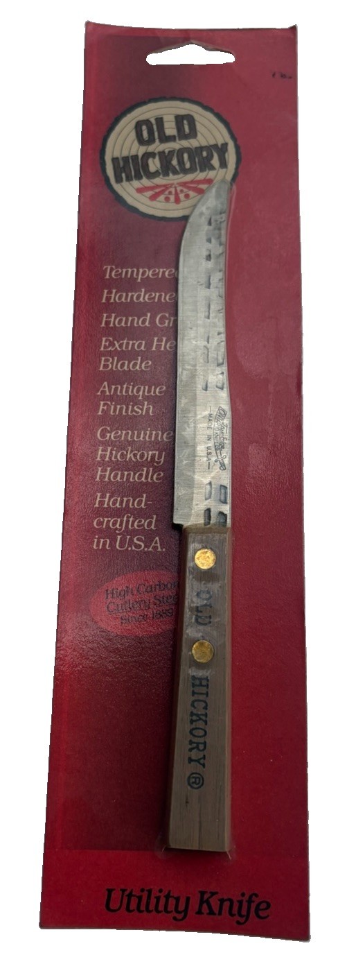 OLD HICKORY 715-5 Utility Knife Carbon Steel USA Made NOS Vintage Ontario