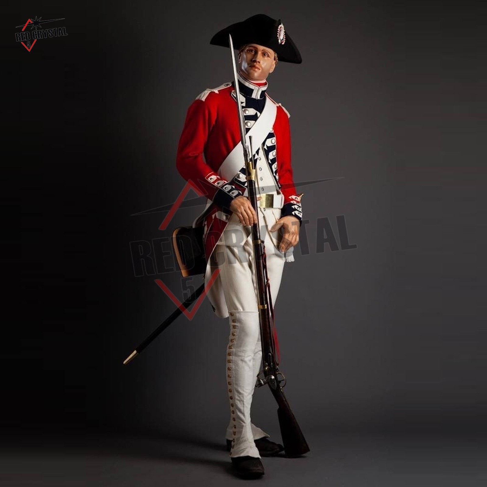 Swiss Guard 1792th Colonial War Uniform Military Hussar Uniform Red Wool Coat