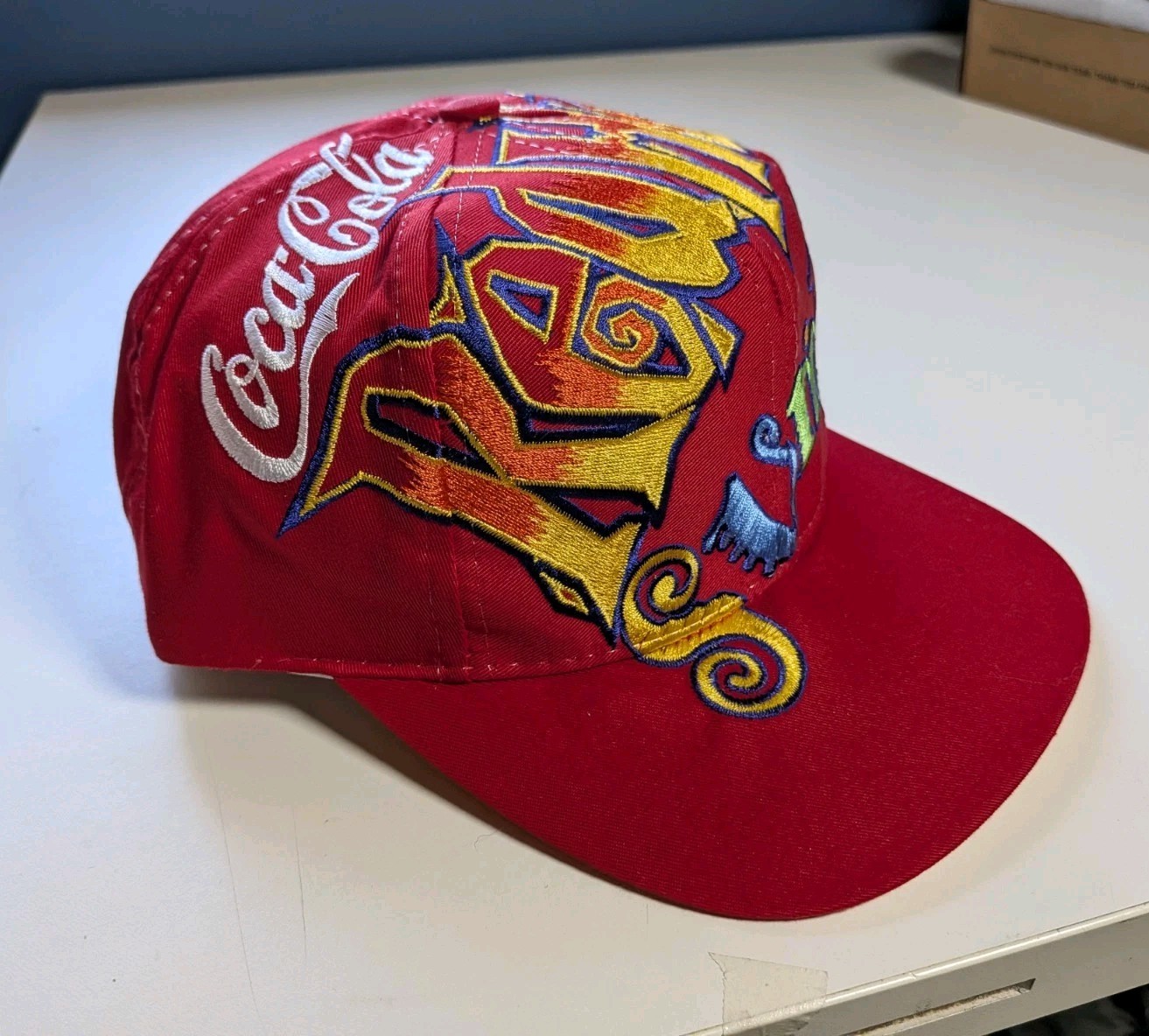 Vintage Rare Coca-Cola Always Red Hot Summer Snapback Hat Cap New Without Tags