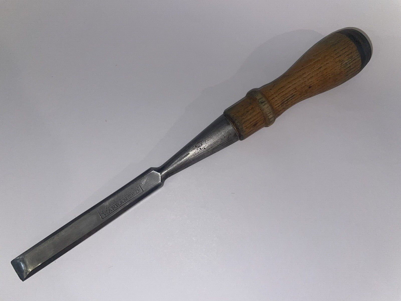 Antique H Witherby Warranted Bevel Socket Chisel  1/2\