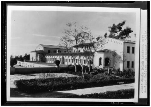 Janet Jacks Balch Academic Hall On The Campus Of Scripps College  - Old Photo