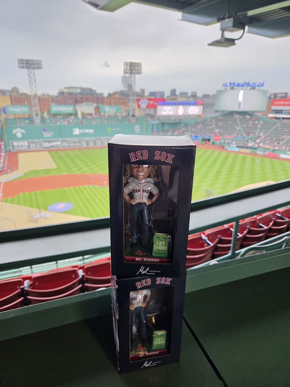 Mel Robbins Boston Red Sox Bobblehead Let Them Night FENWAY EXCLUSIVE NIB