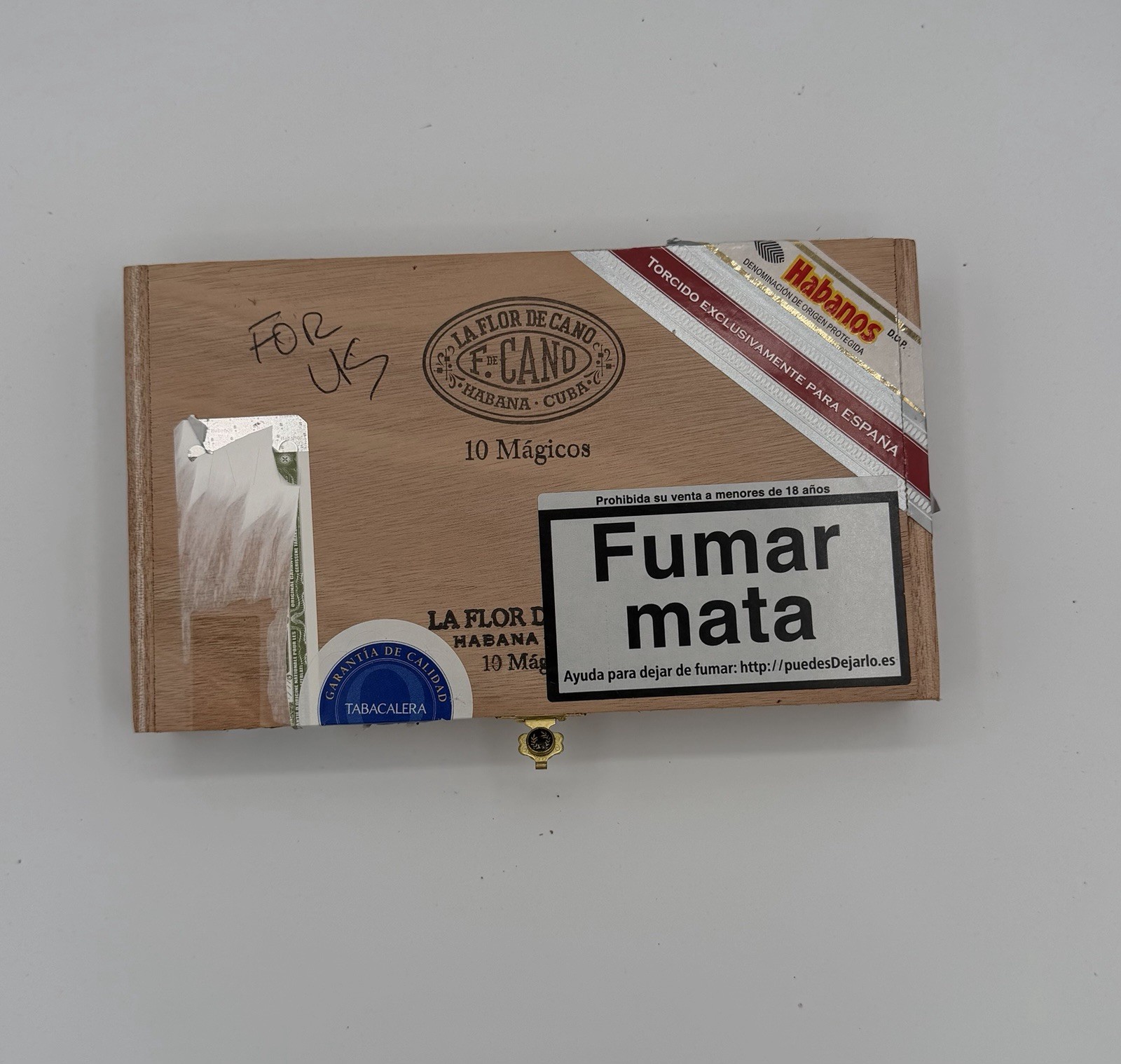La Flor De Cano Magicos EMPTY BOX