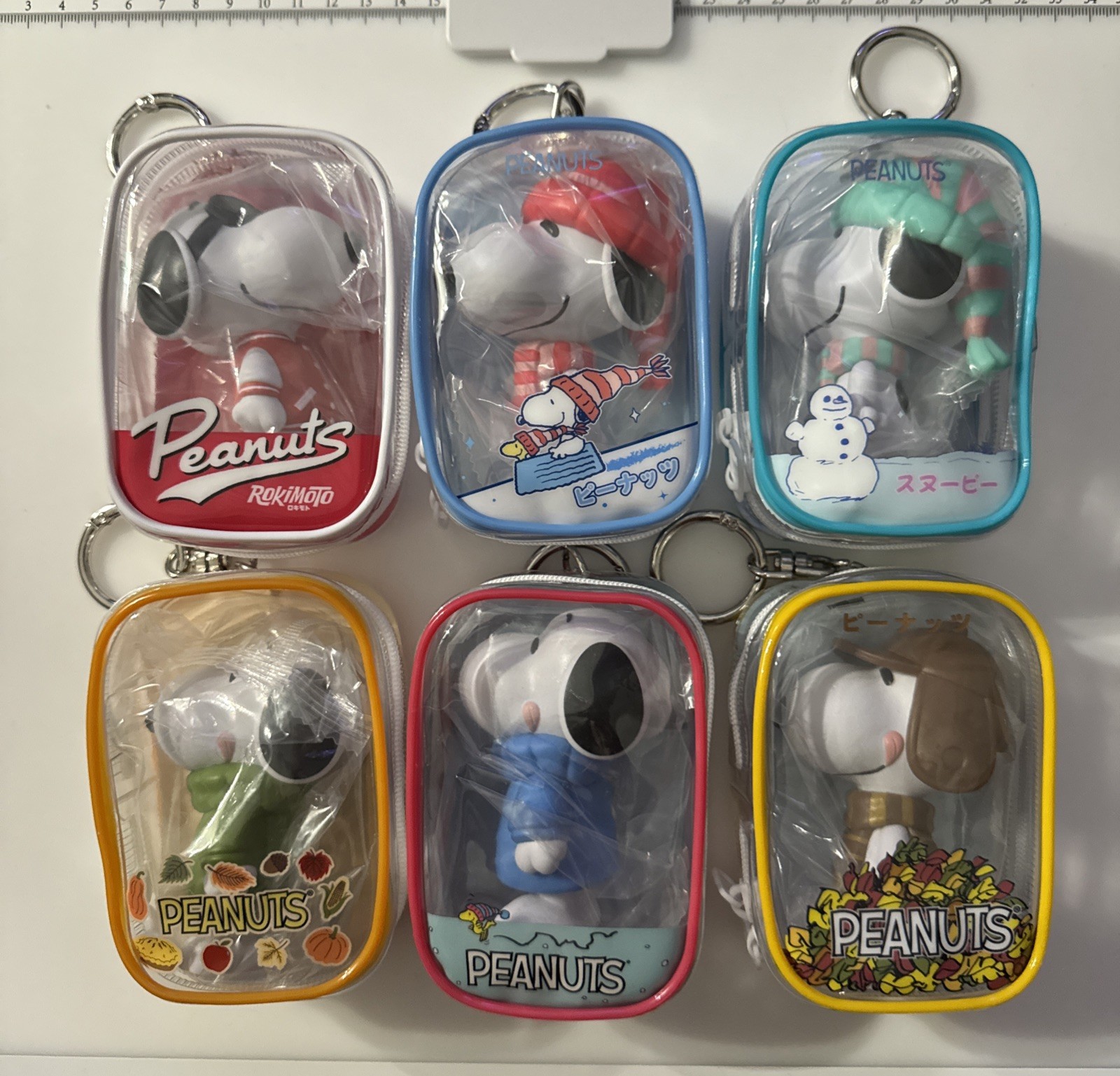 Peanuts Wave 2 Rokimoto Chase Case Complete Set Of 6