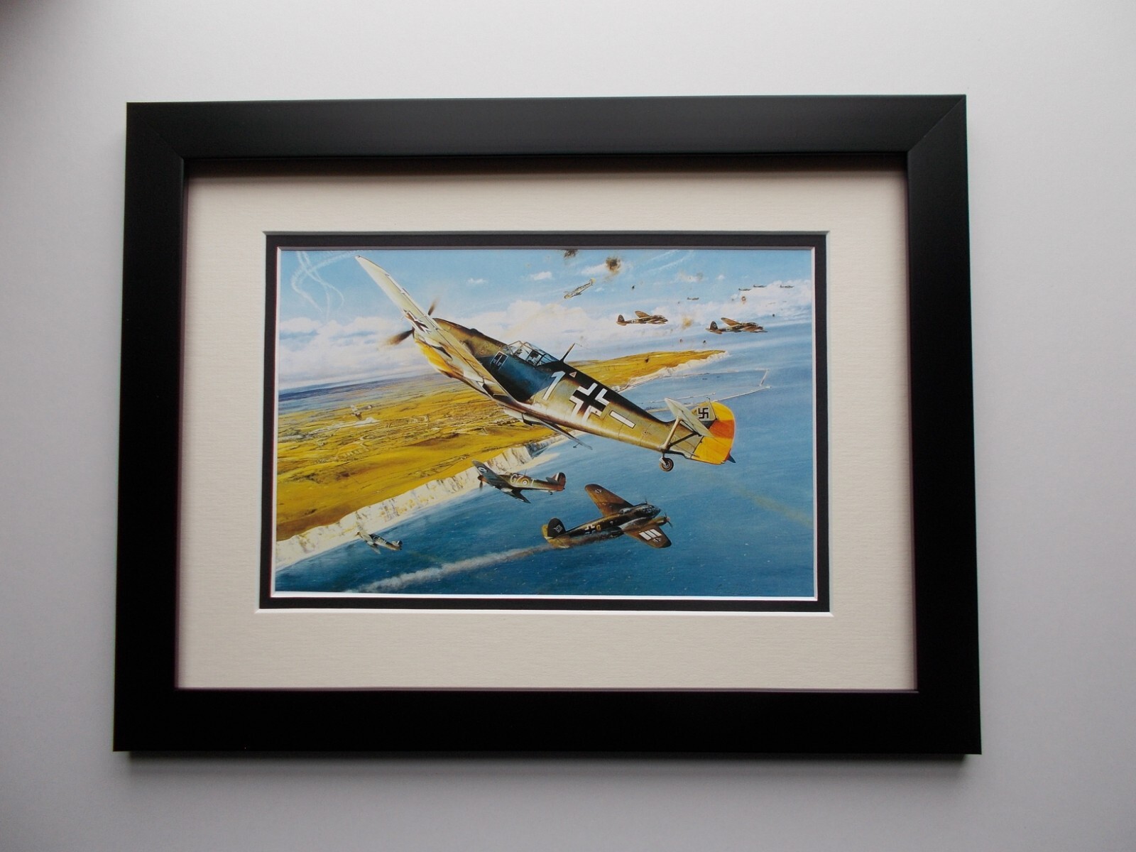 AIRCRAFT PRINT FRAMED - STEINHOFF TRIBUTE BY ROBERT TAYLOR