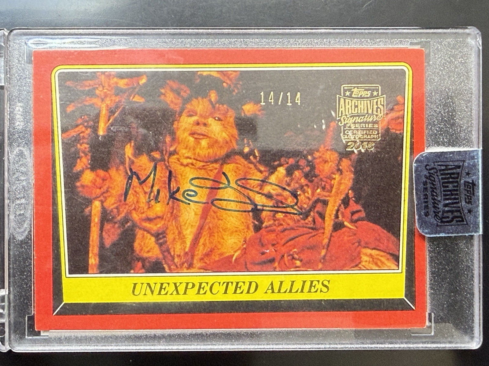 2018 Topps Signature Archives 14/14 Mike Edmonds Signed Buyback Card STAR WARS 2018 Topps Signature Archives 14/14 Mike Edmonds Signed Buyback Card STAR WARS