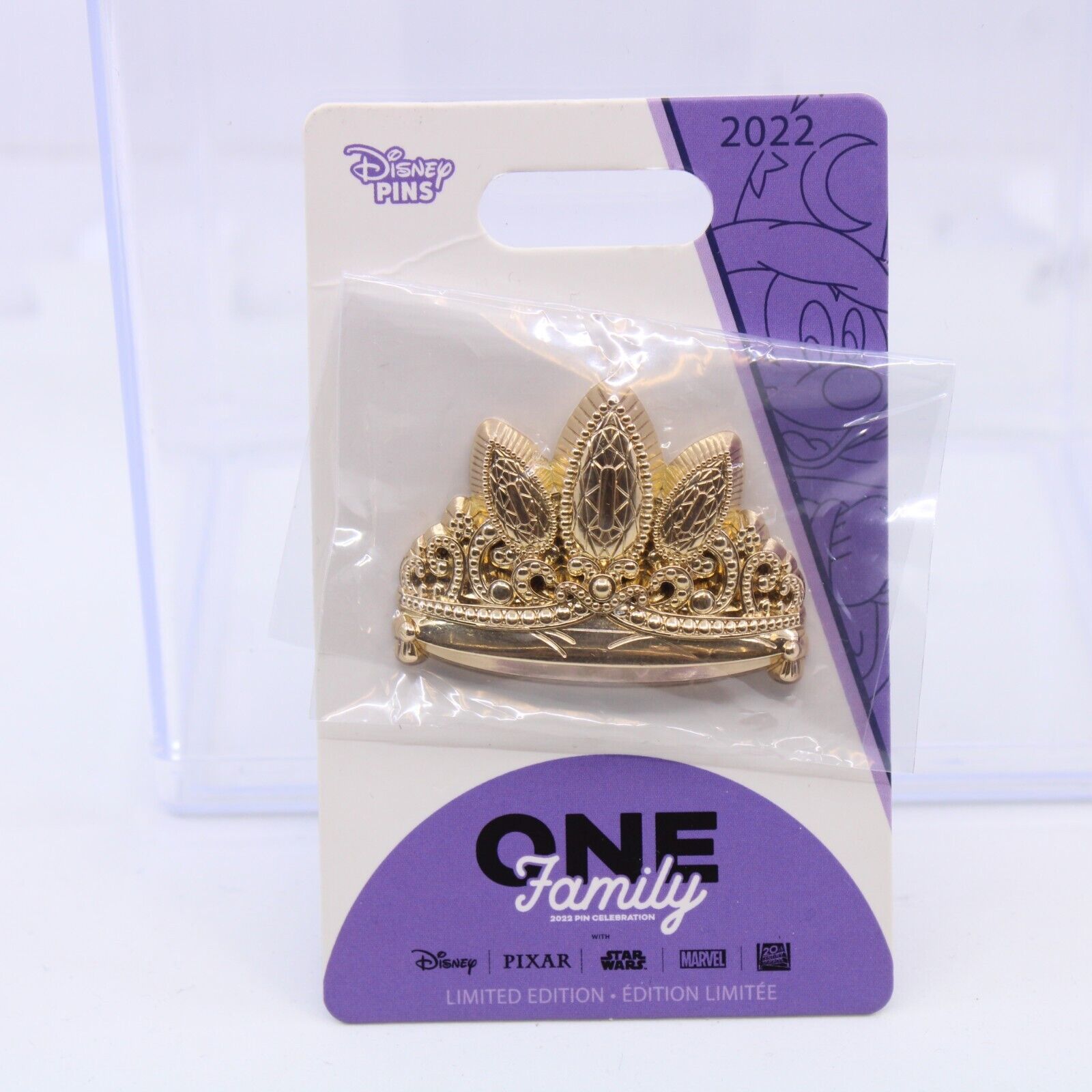 A5 Disney Store UK Europe Pin LE 300 Tangled Rapunzel Crown