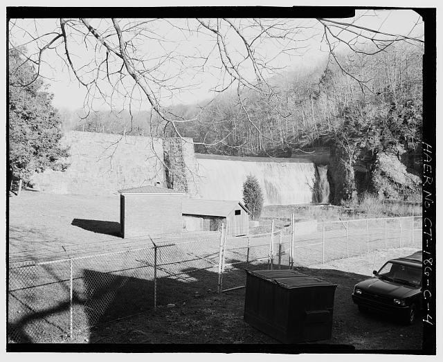 Photo:Hamden Connecticut Lake Whitney Dam Water Filtration Plant 1930s