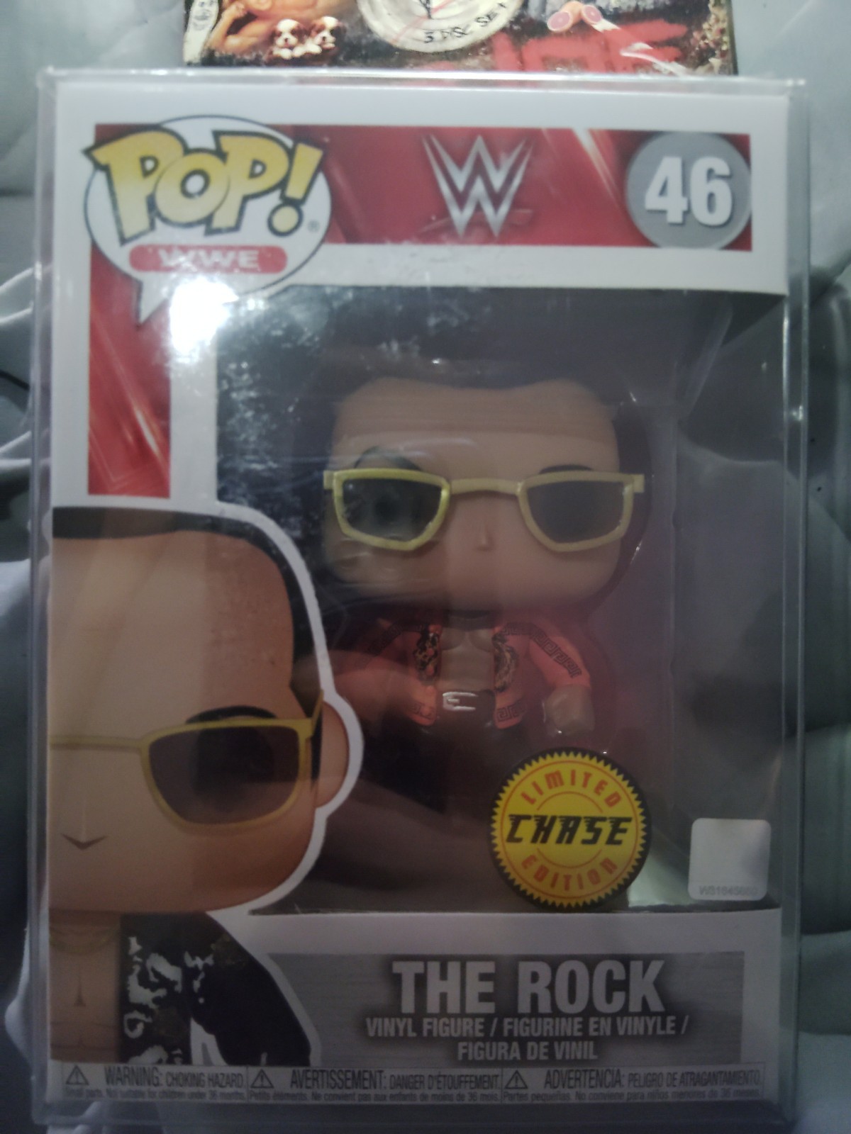 Rock Limited Edition Chase Pop Funko DX DVD, WWF Attitude 3 Disc DVD, Hogan 1984