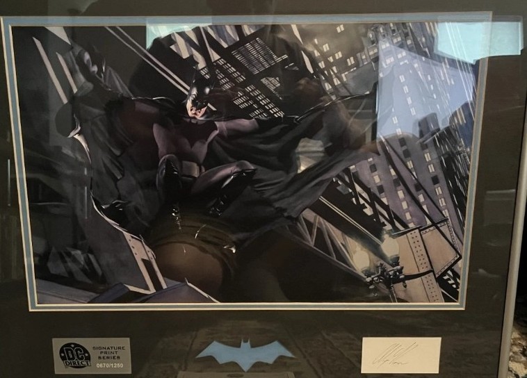 Batman War On Crime Signature Print Series Alex Ross (DC) Framed (386/1250) COA