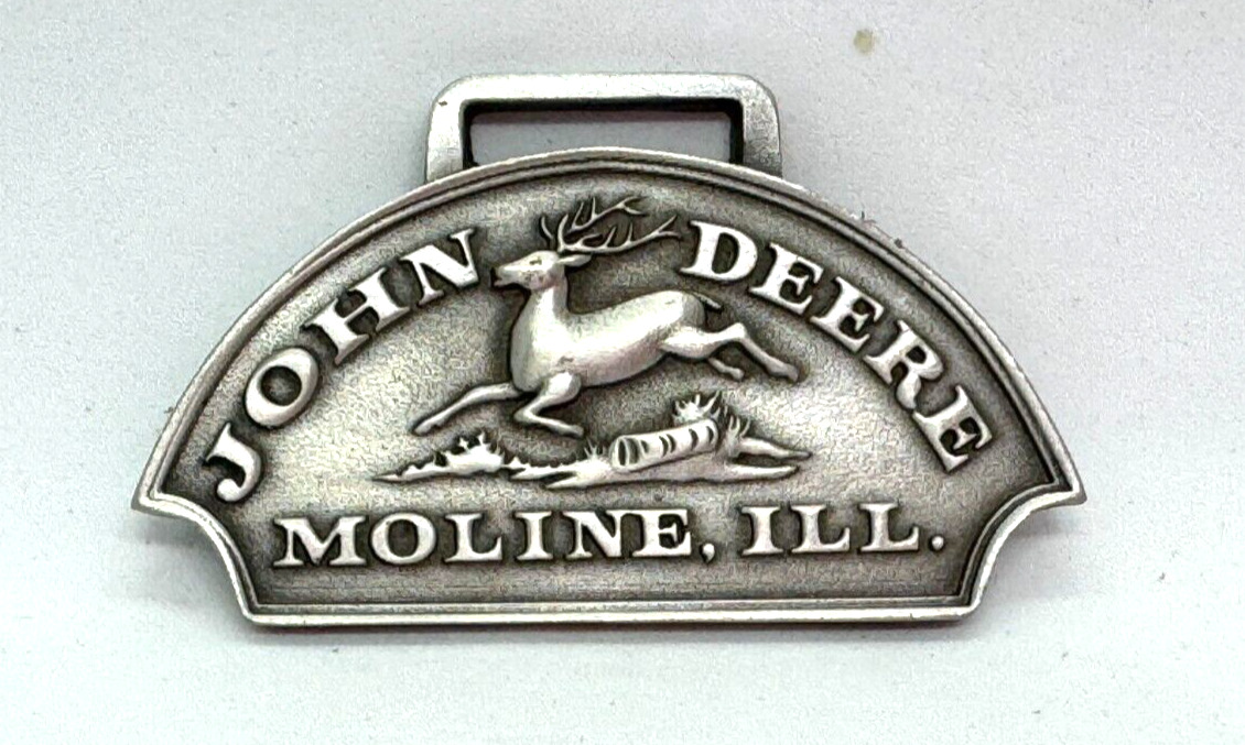 1876 John Deere Logo Watch Fob Trademark Series Officially Licensed Product NOS