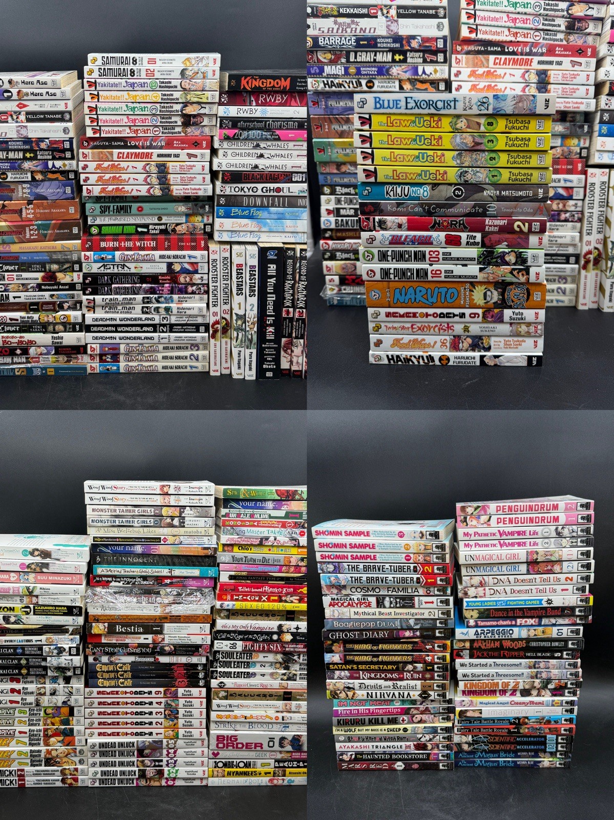 English Manga Grab Bag Bundle (MSRP $50+) Mixed Volumes/ Series *READ DESCRIPT*