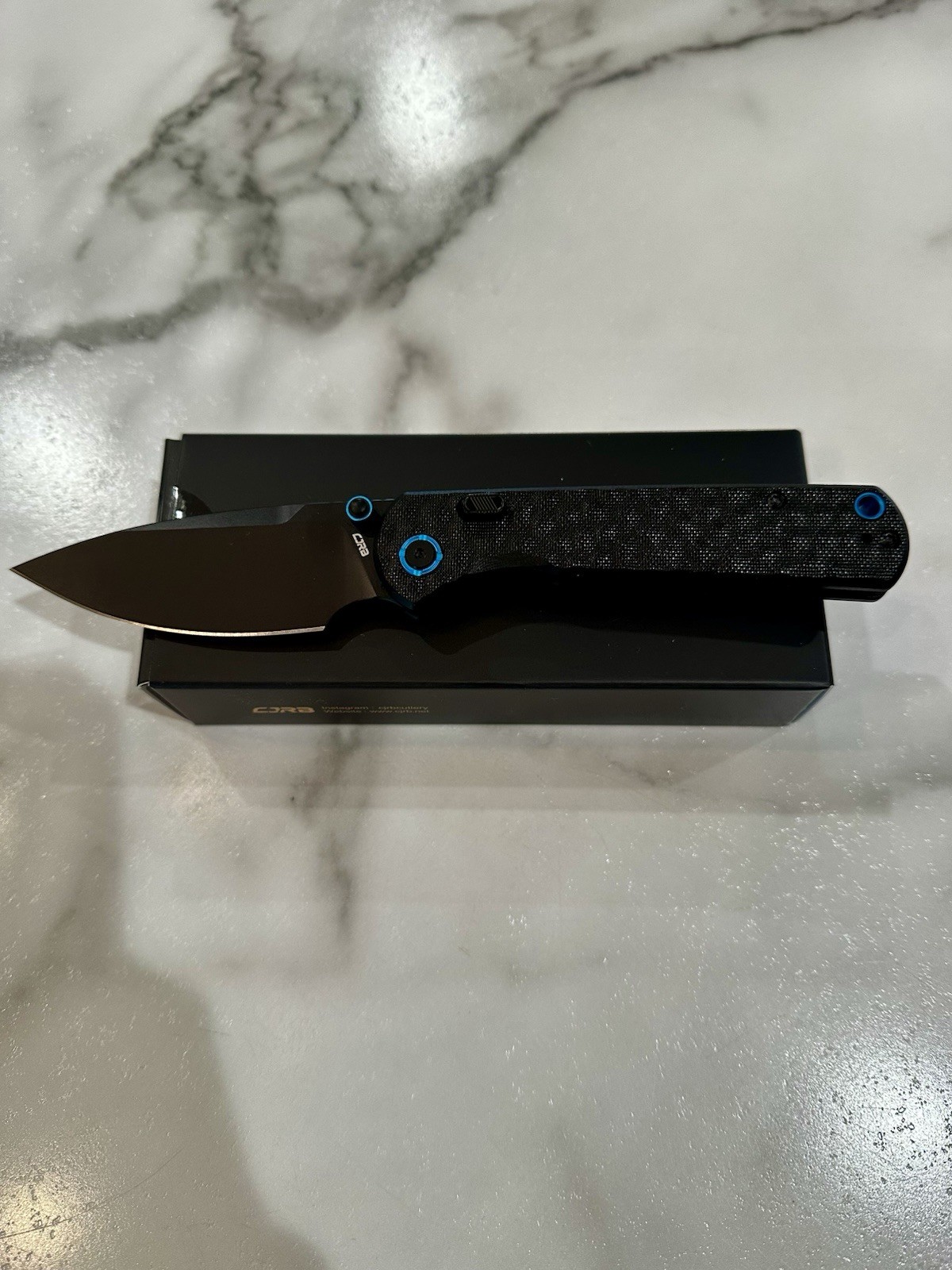 CJRB Latitude Top Liner Lock Knife G10 (3D Textured) AR-RPM9 Steel **EXCLUSIVE**