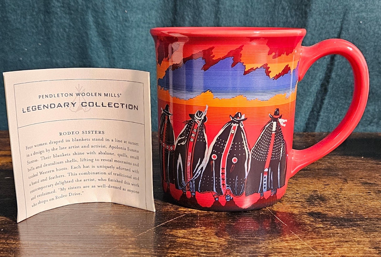 Pendleton Rodeo Sisters Mug - Ceramic -18 oz. - NEW Without Box