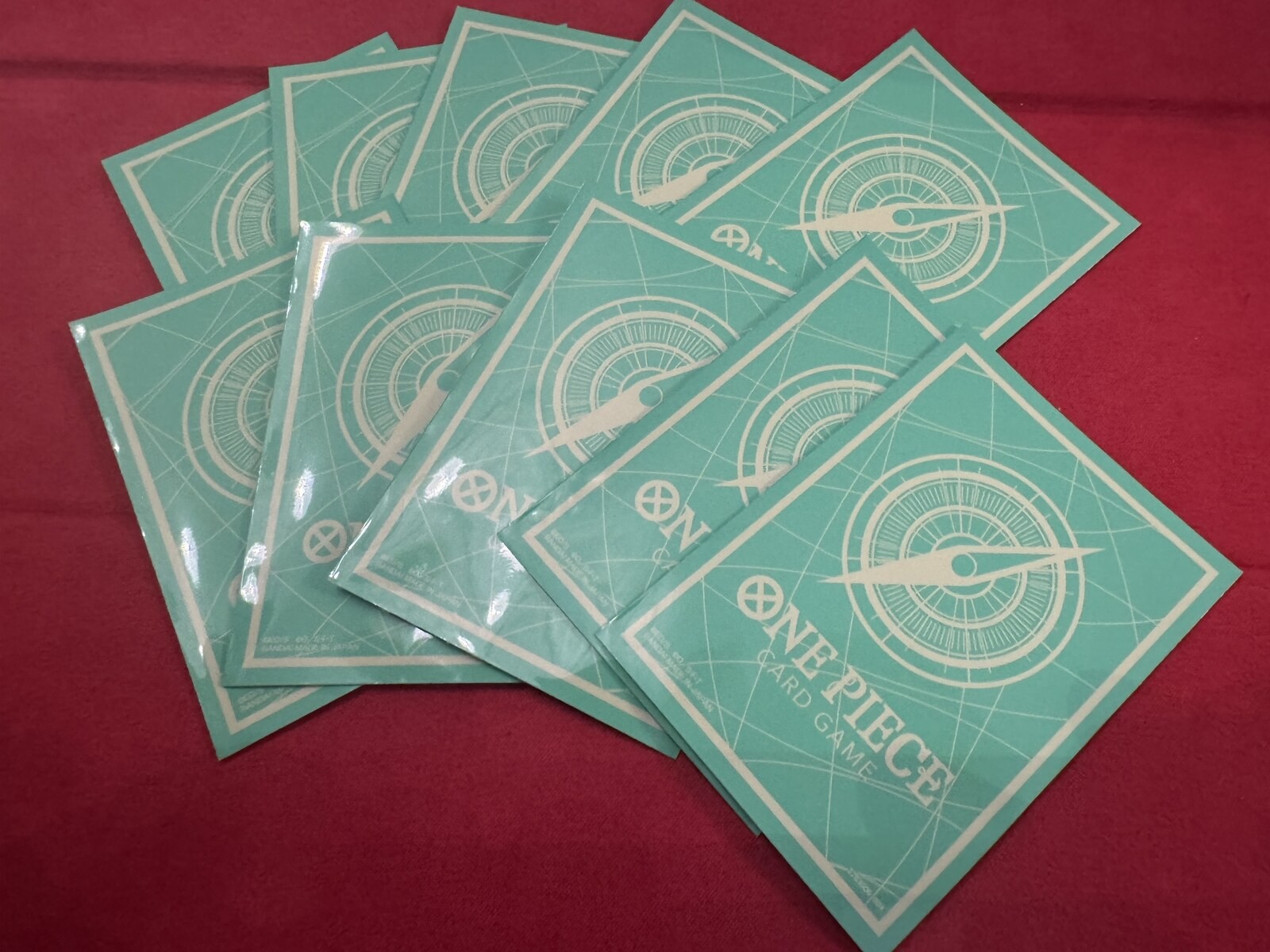 One Piece Card Game DON Sleeves x10 Official Standard Green Bandai Japan