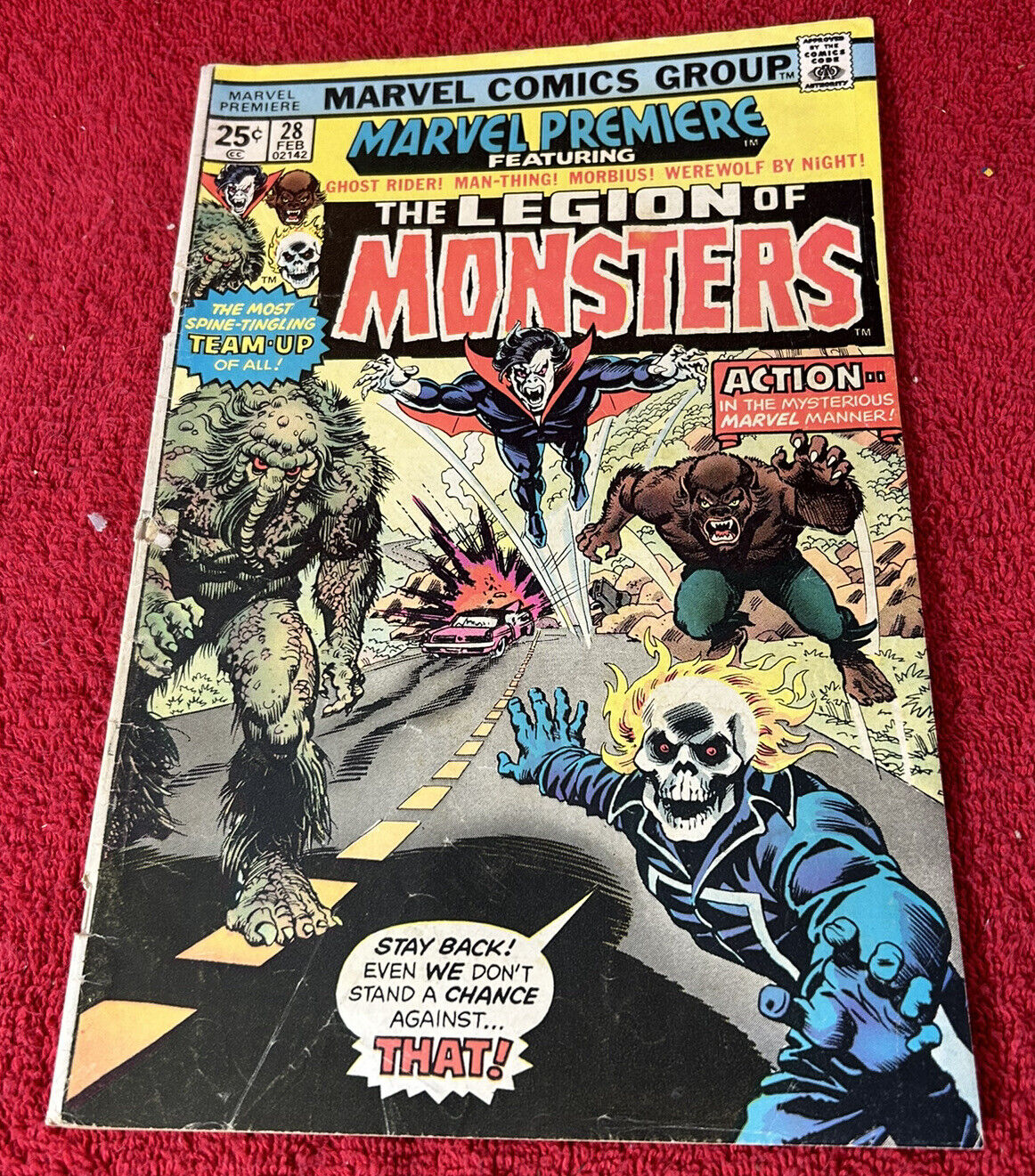 Marvel Premiere #28/ 1st The Legion of Monsters/ 1976 Morbius Ghost Rider
