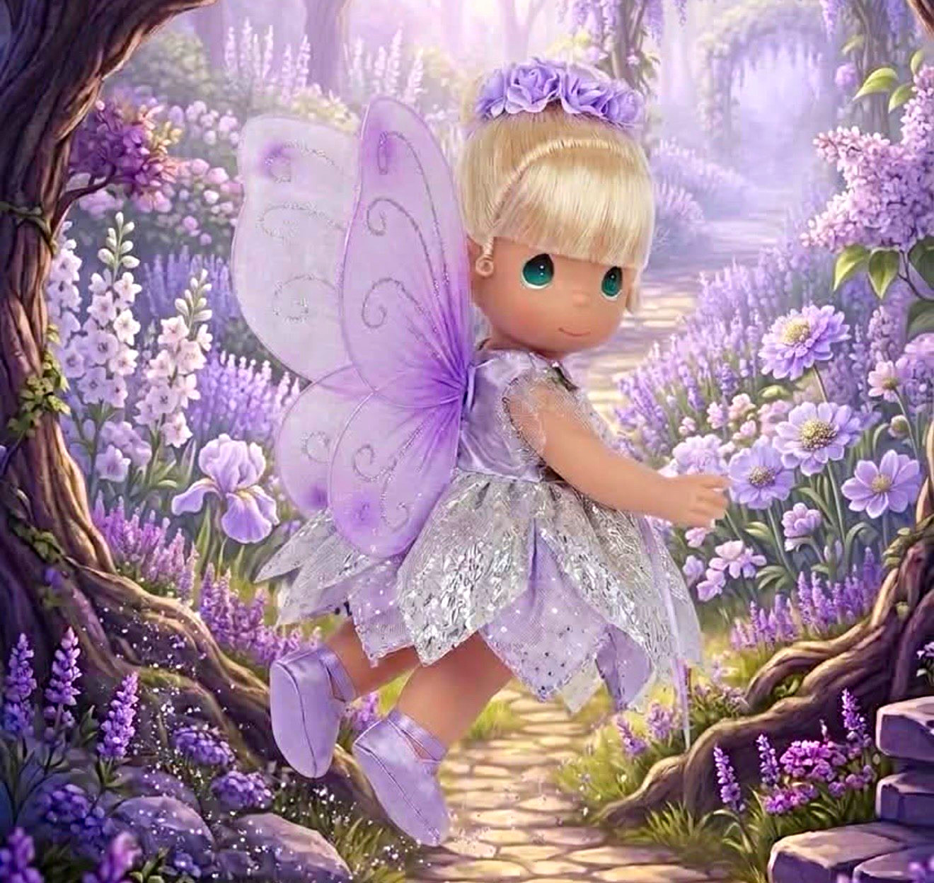 Disney\'s 100th Anniversary Tinker Bell 12 inch Precious Moments limited edition 